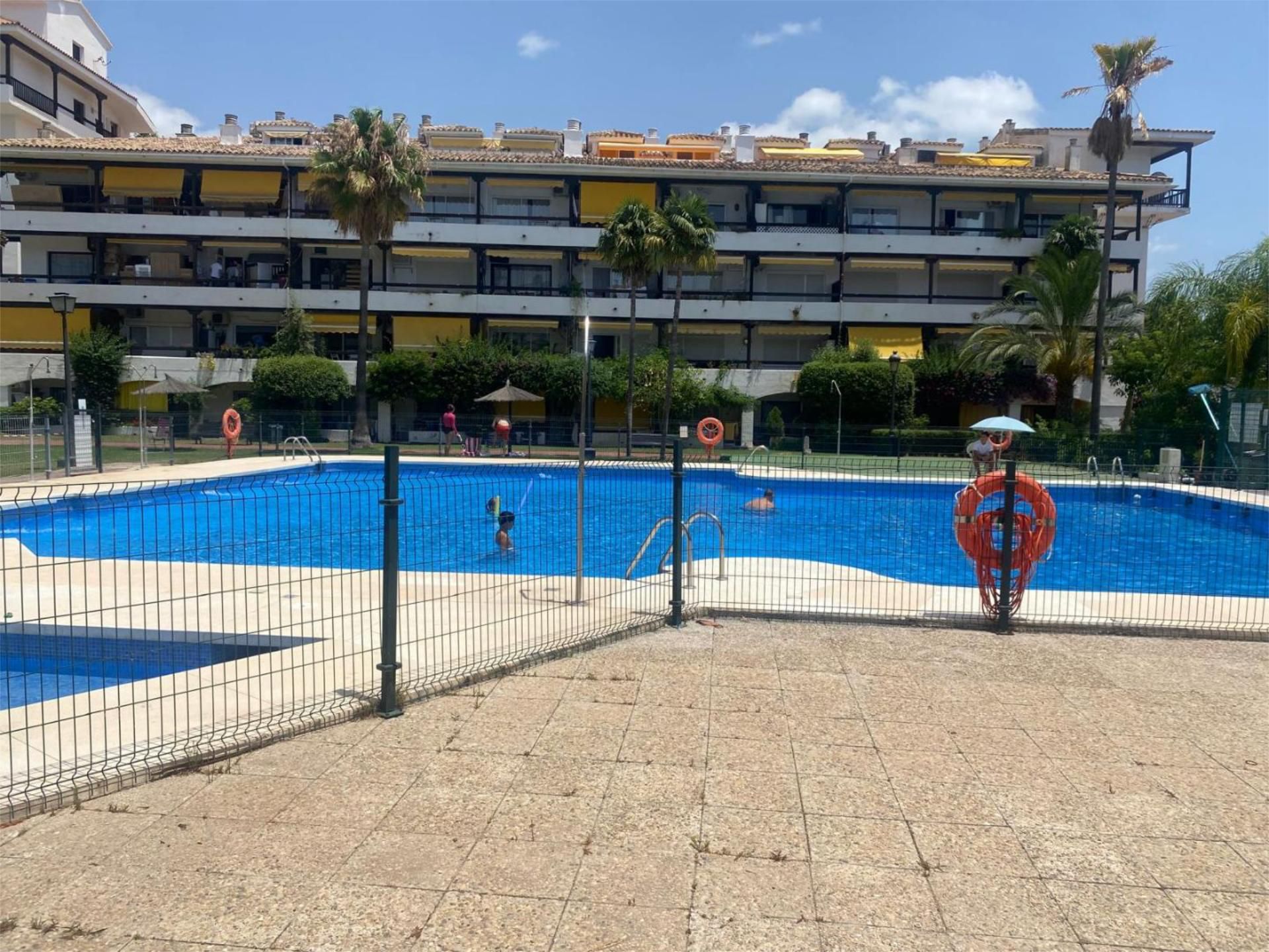 Swimming pool of Flat to rent in Marbella  with Private garden, Parquet flooring and Terrace