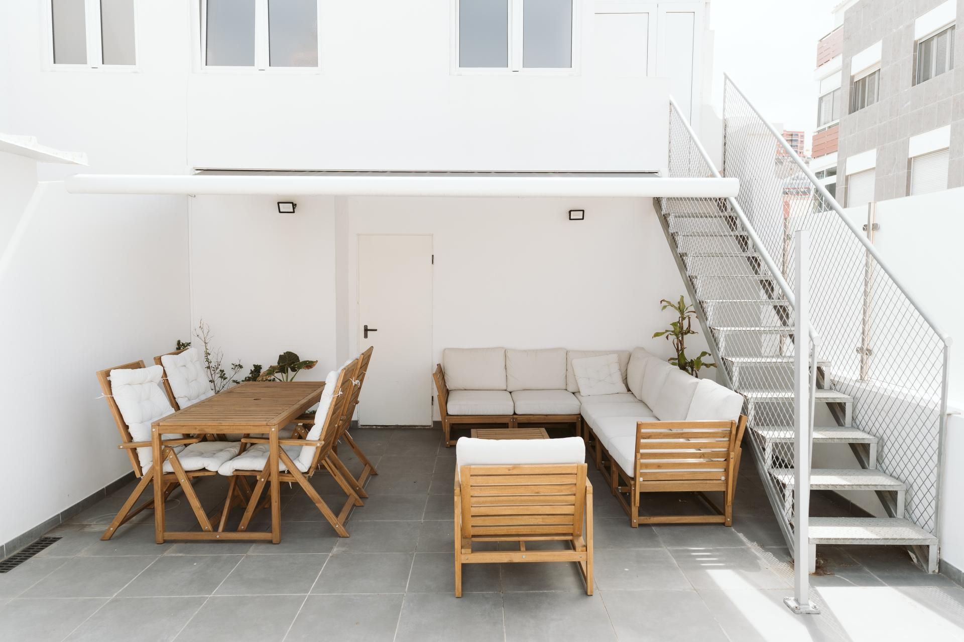 Terrace of Flat to rent in Las Palmas de Gran Canaria  with Air Conditioner, Parquet flooring and Terrace