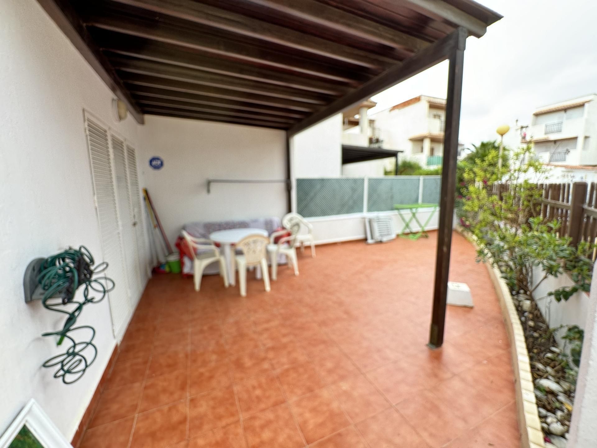 Terrassa de Apartament de lloguer en Vera amb Aire condicionat, Jardí privat i Parquet