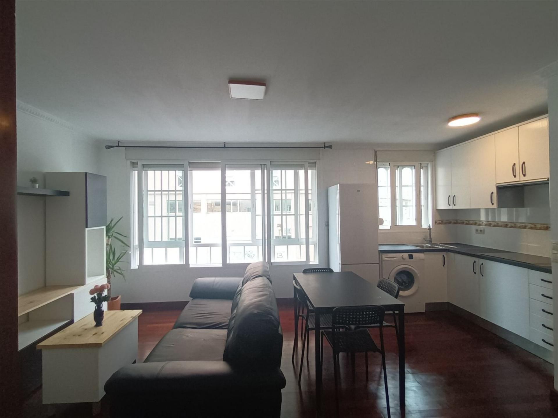 Exterior view of Flat to rent in Ferrol  with Heating, Parquet flooring and Furnished