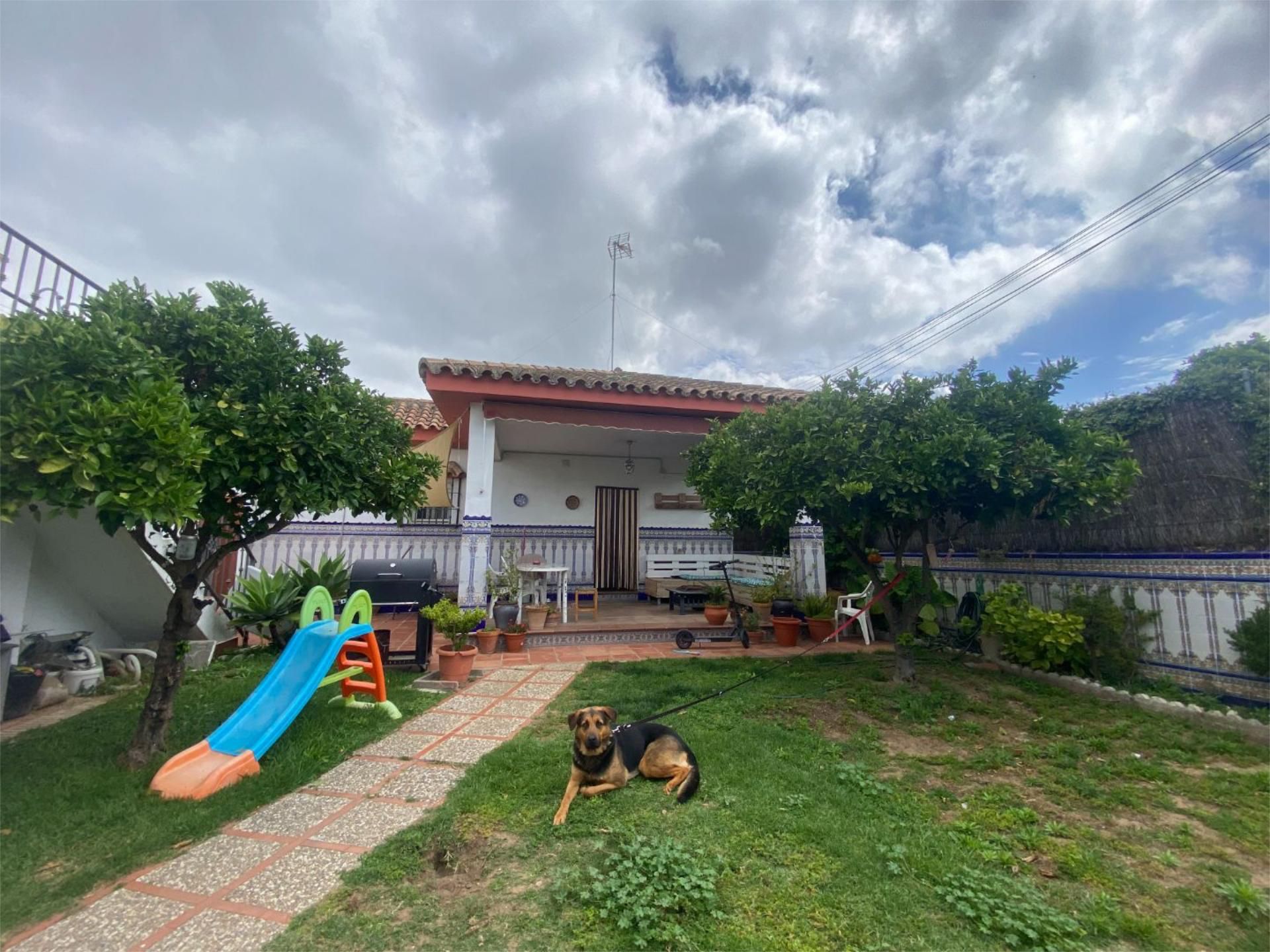 Jardín de Casa o chalet en venta en El Puerto de Santa María con Aire acondicionado, Jardín privado y Terraza