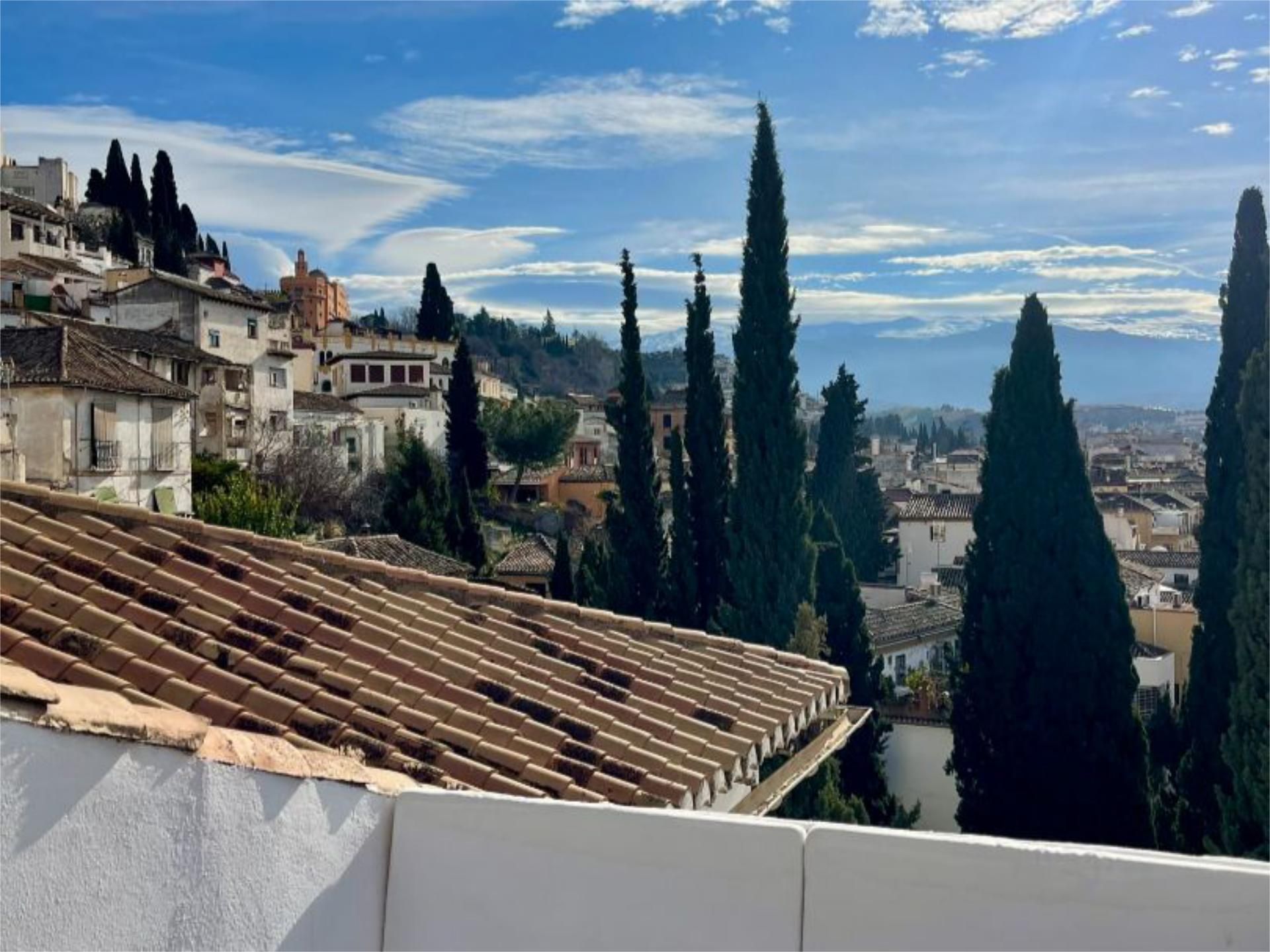Exterior view of Flat for sale in  Granada Capital  with Air Conditioner, Terrace and Balcony