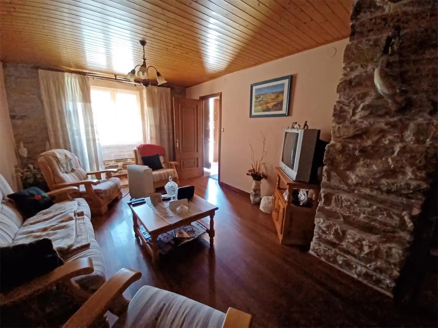 Casa adosada en venta en Rúa Burón, 31, A Fonsagrada Sala de estar de Casa adosada en venta en A Fonsagrada