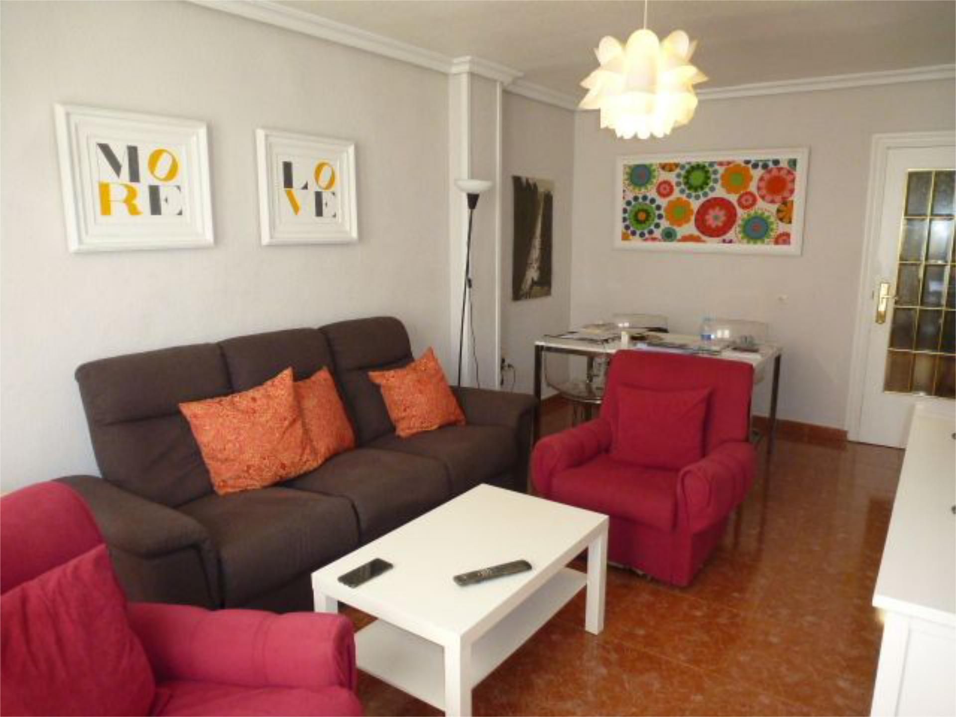 Living room of Flat to rent in  Murcia Capital  with Air Conditioner and Furnished