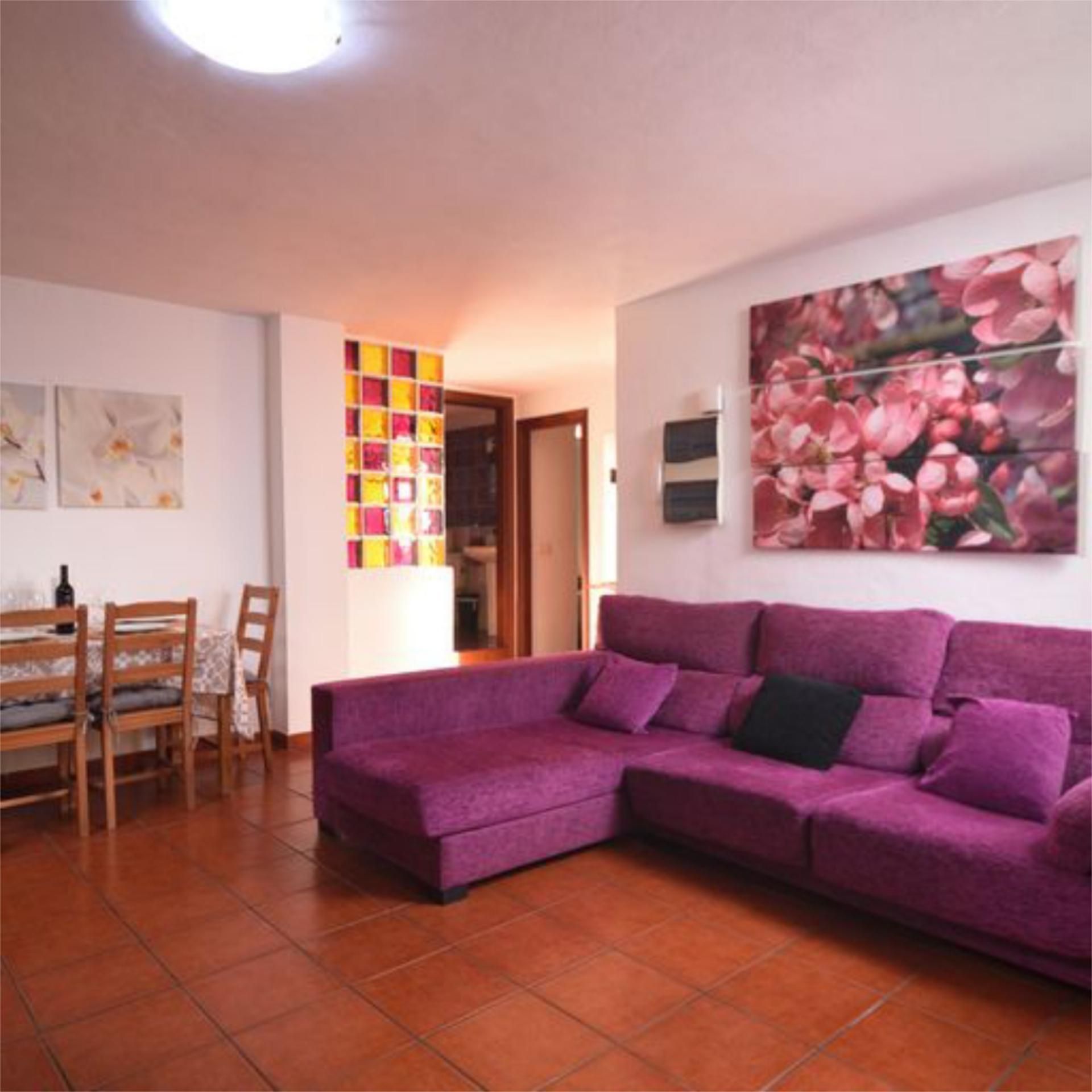 Living room of Planta baja to rent in Tacoronte  with Private garden, Terrace and Furnished