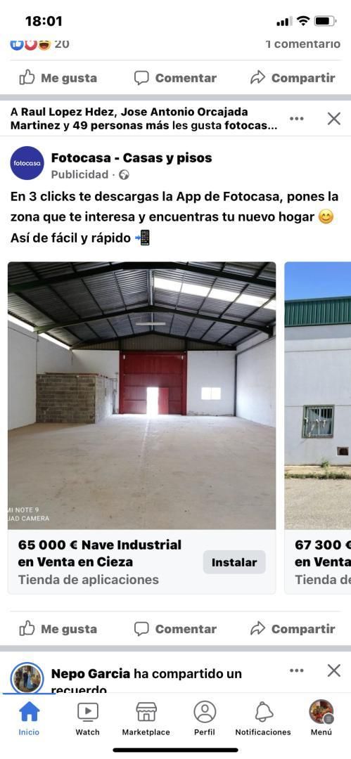 Nau industrial de lloguer en Alcantarilla amb Aire condicionat i Calefacció