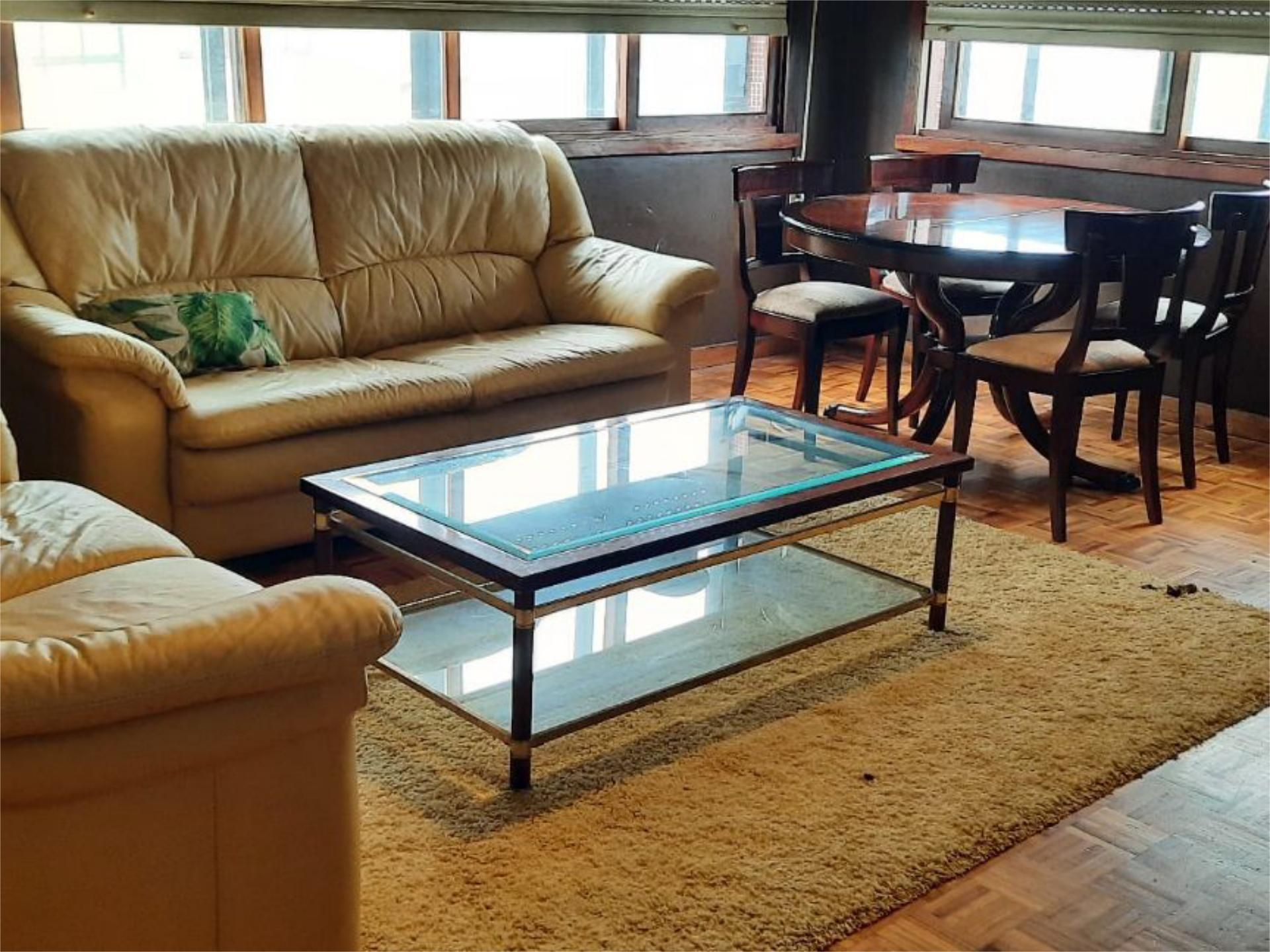 Living room of Flat to rent in A Coruña Capital   with Furnished