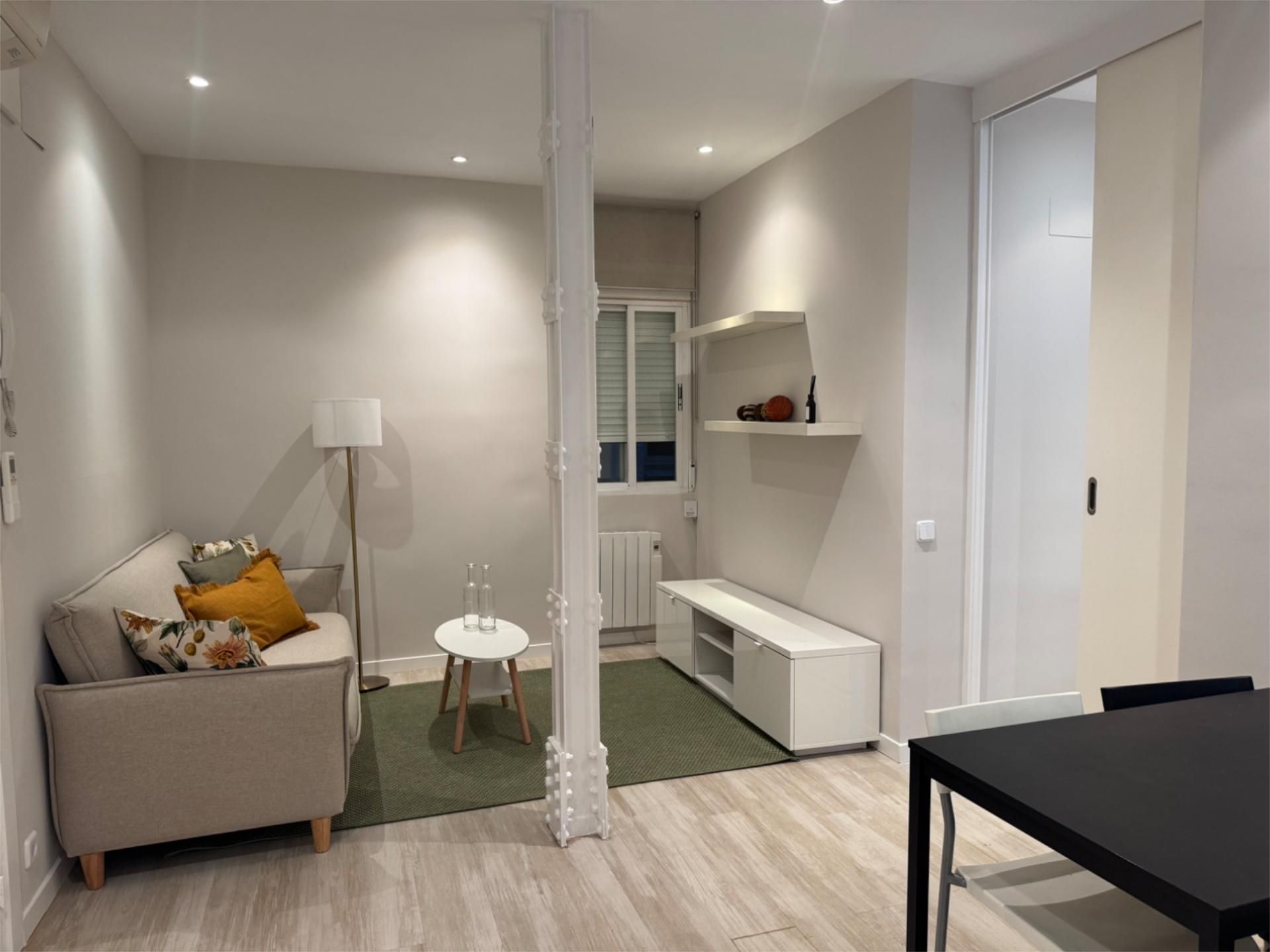 Living room of Flat to rent in  Madrid Capital  with Air Conditioner