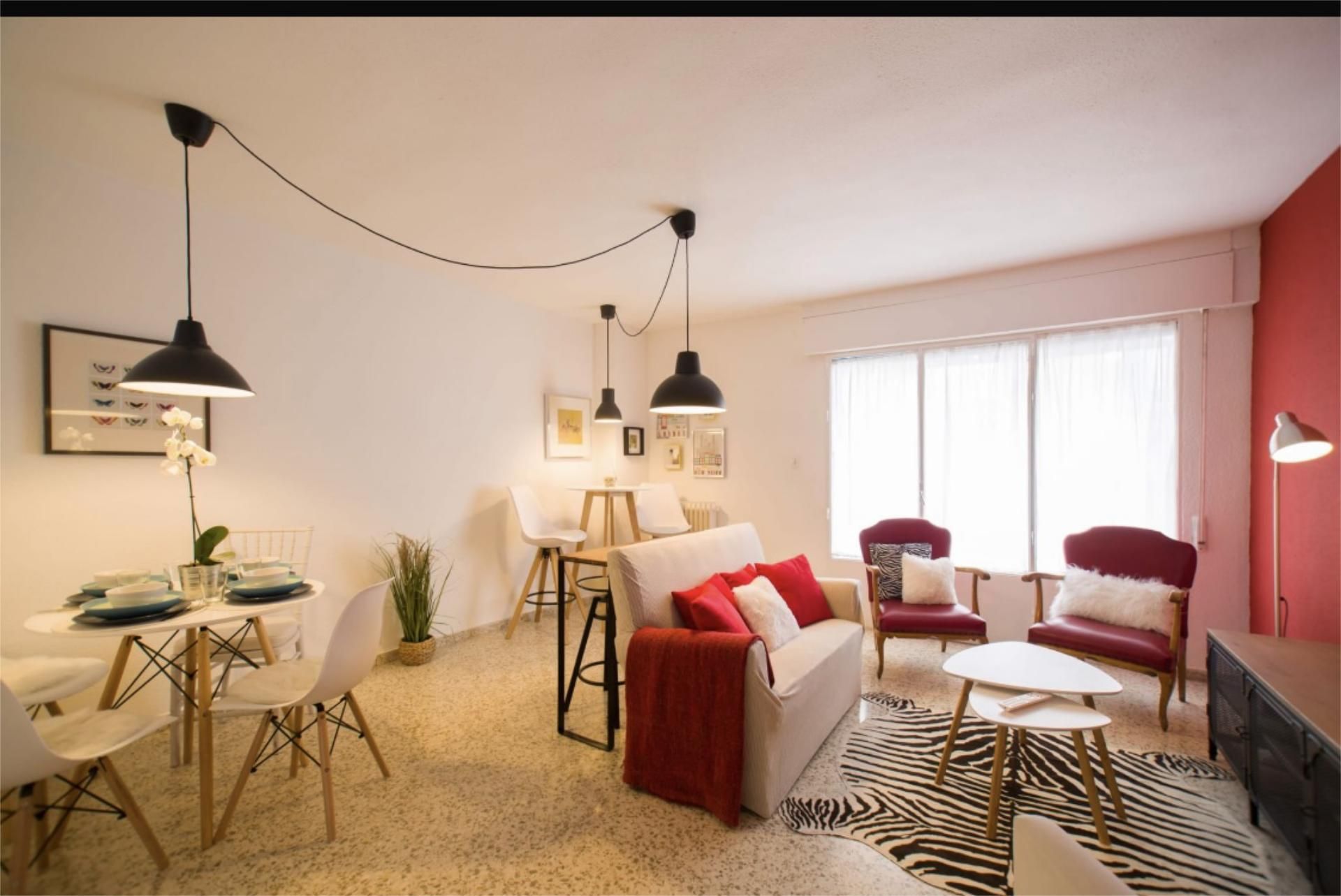 Living room of Flat to rent in  Granada Capital  with Heating and Furnished