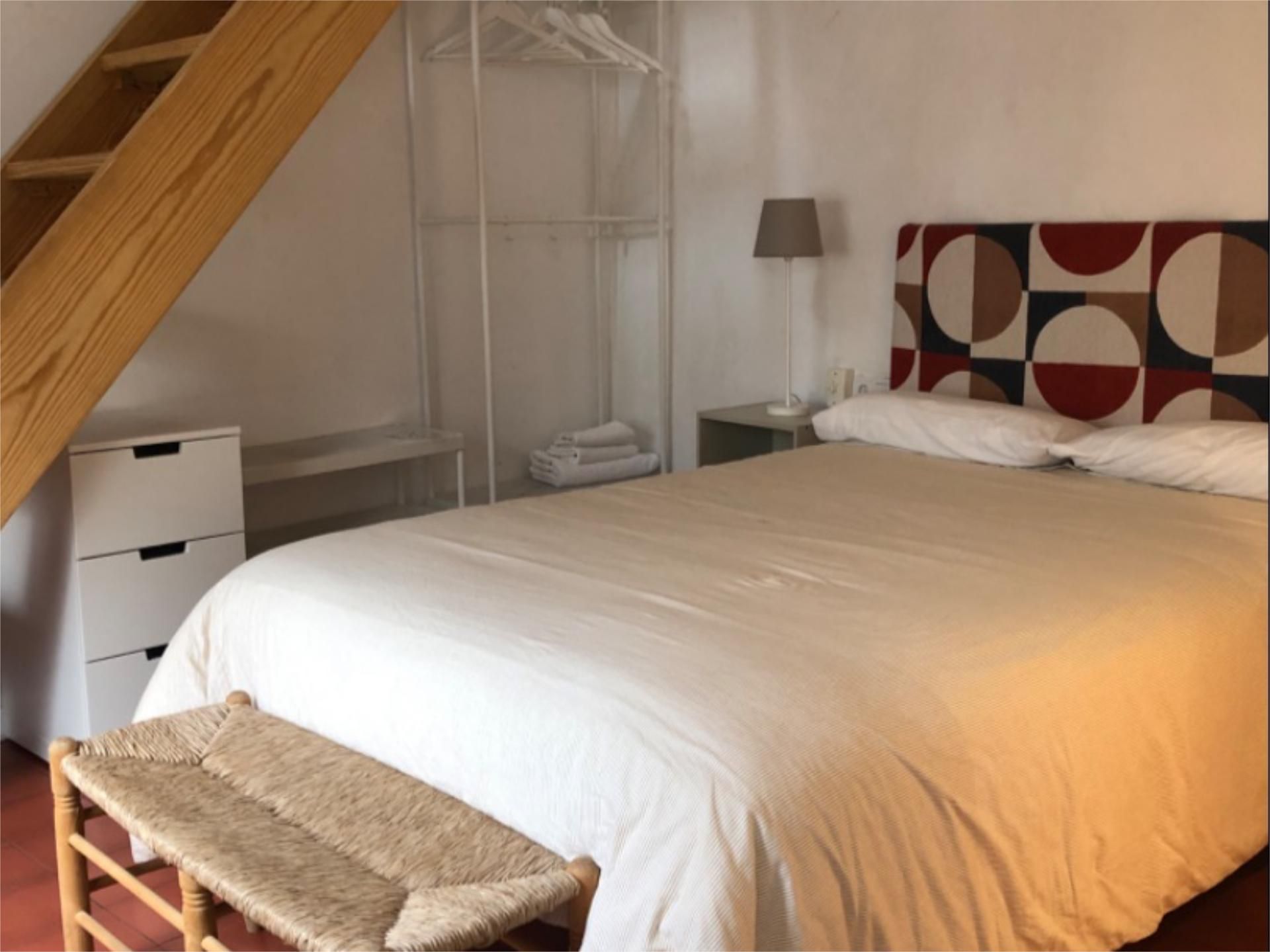 Dormitori de Apartament de lloguer en Mérida amb Aire condicionat i Terrassa