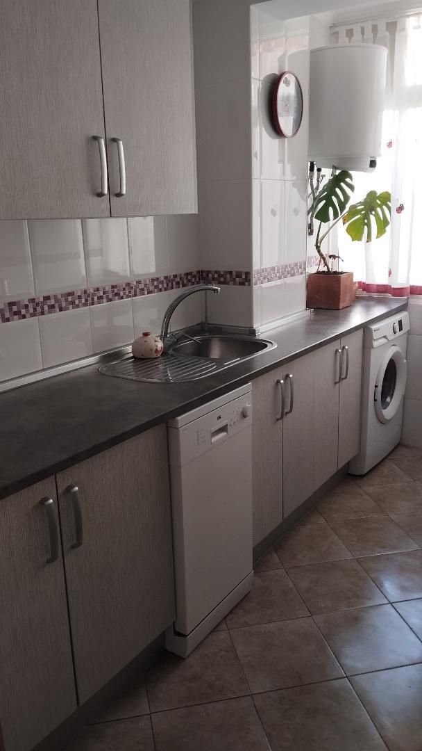 Kitchen of Flat for sale in Málaga Capital  with Air Conditioner, Terrace and Furnished