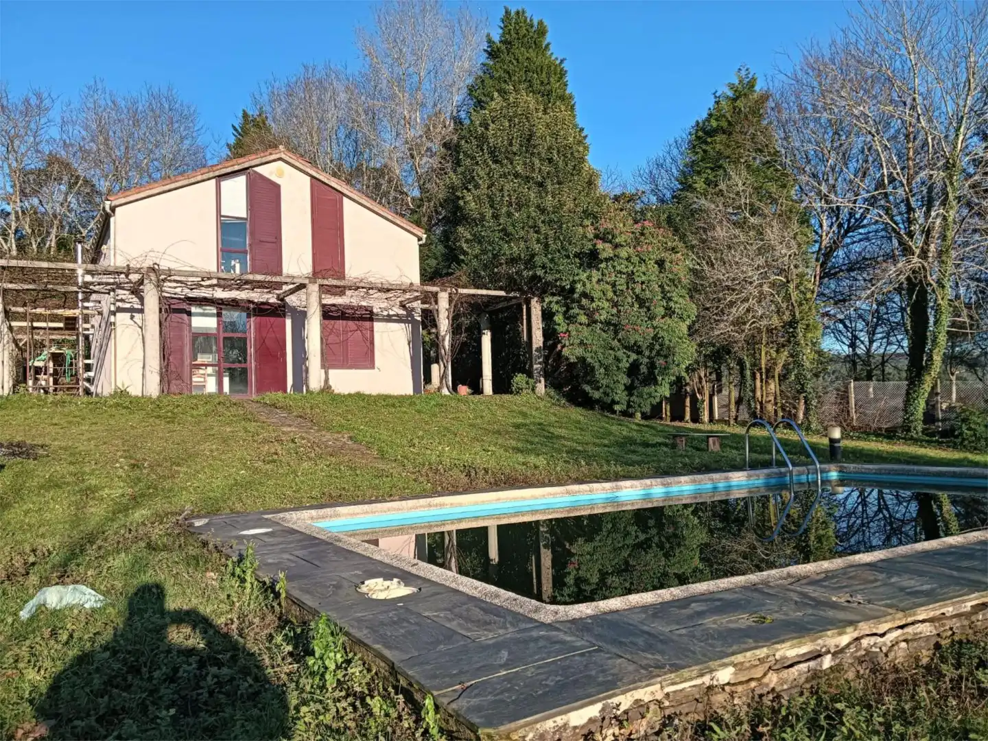 Piscina de Casa o chalet en venta en Monforte de Lemos con Calefacción, Jardín privado y Parquet