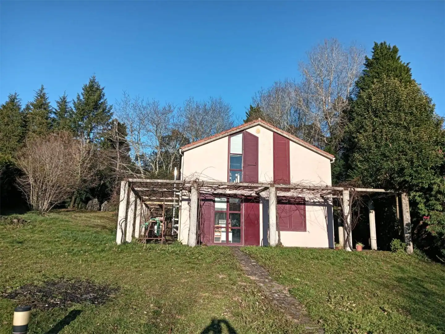 Vista exterior de Casa o chalet en venta en Monforte de Lemos con Calefacción, Jardín privado y Parquet