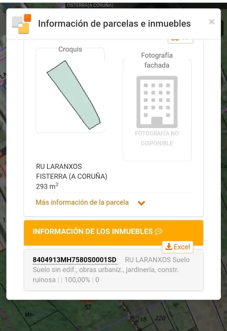 Parking of Land for sale in Fisterra