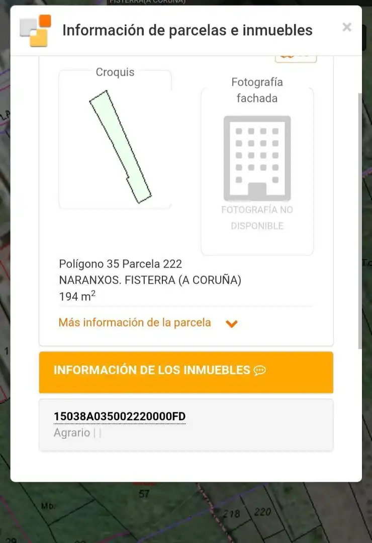 Parking of Land for sale in Fisterra