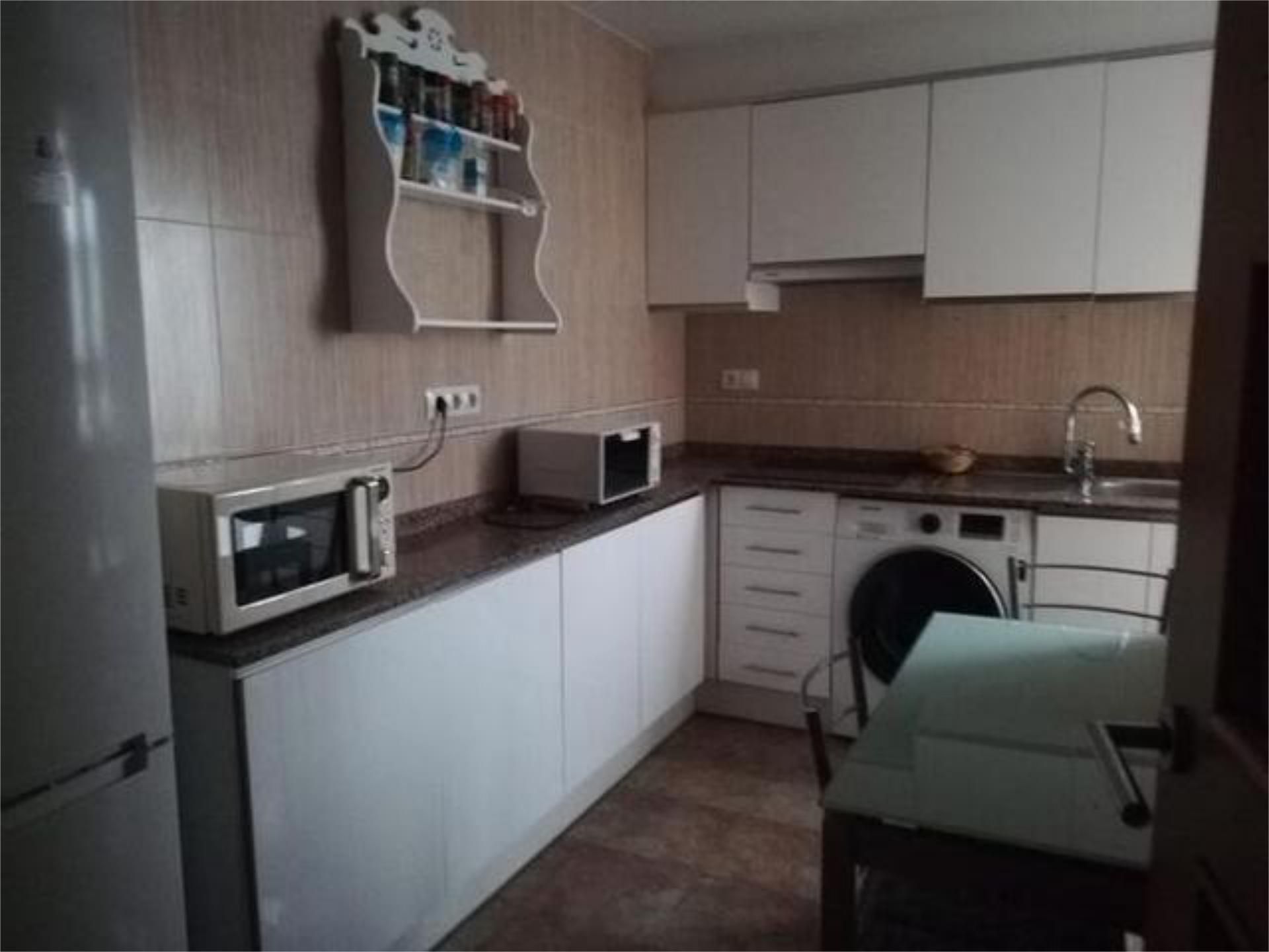 Kitchen of Flat to rent in Castellón de la Plana / Castelló de la Plana  with Heating, Terrace and Furnished