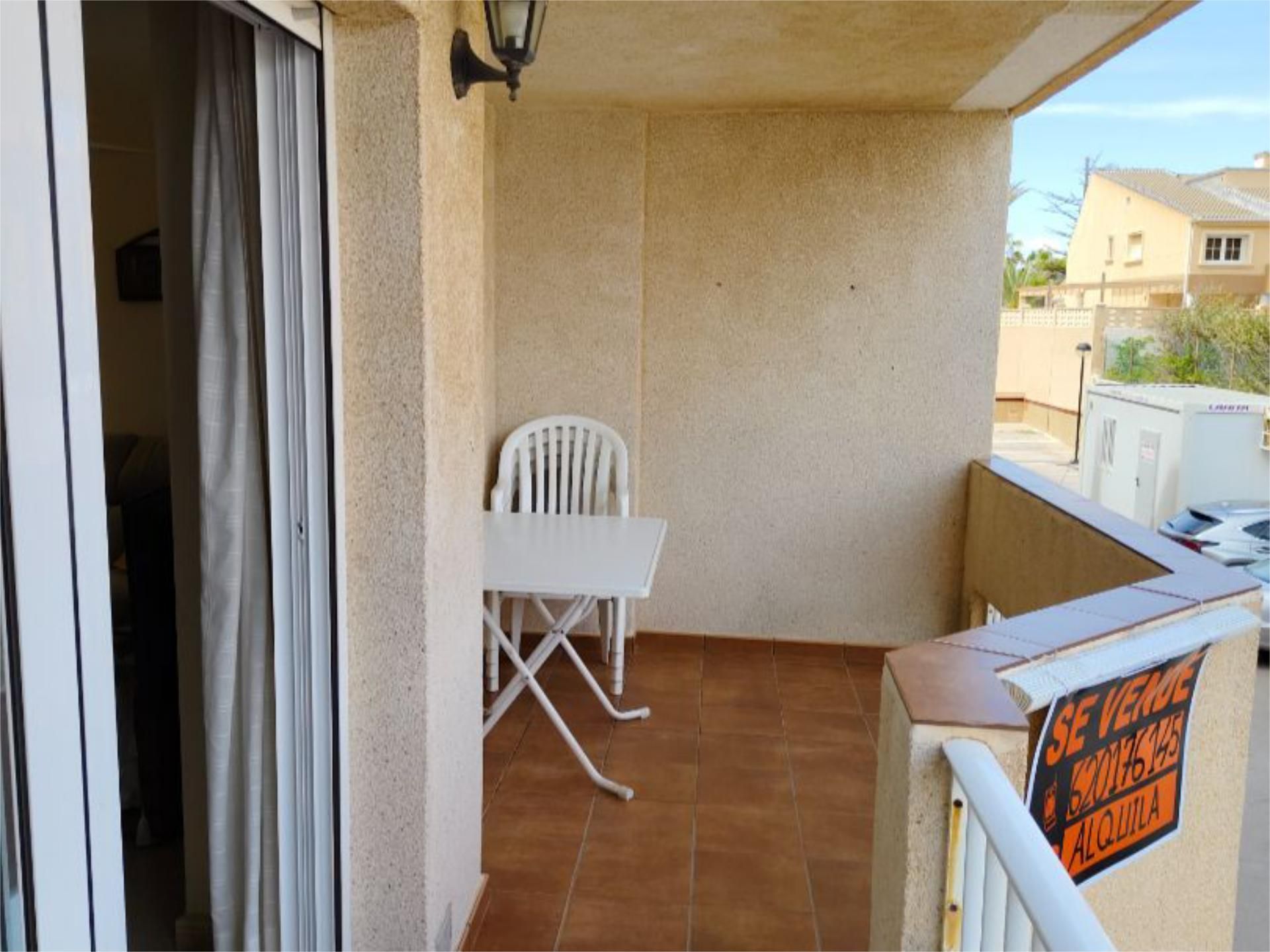 Balcony of Flat to rent in La Manga del Mar Menor  with Air Conditioner, Heating and Terrace