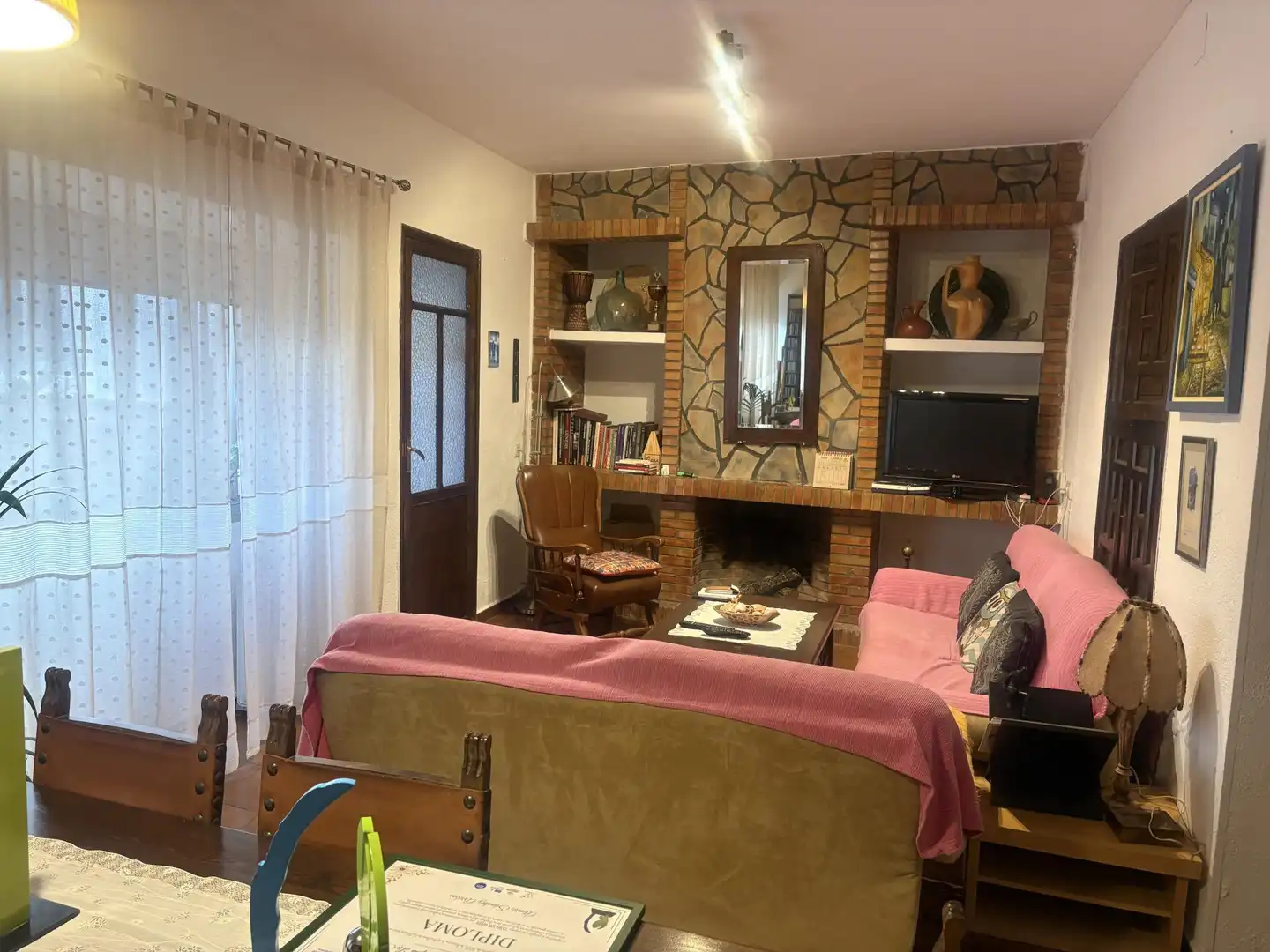 Piso en venta en Calle España, 17, Talarrubias Sala de estar de Piso en venta en Talarrubias con Aire acondicionado, Parquet y Amueblado