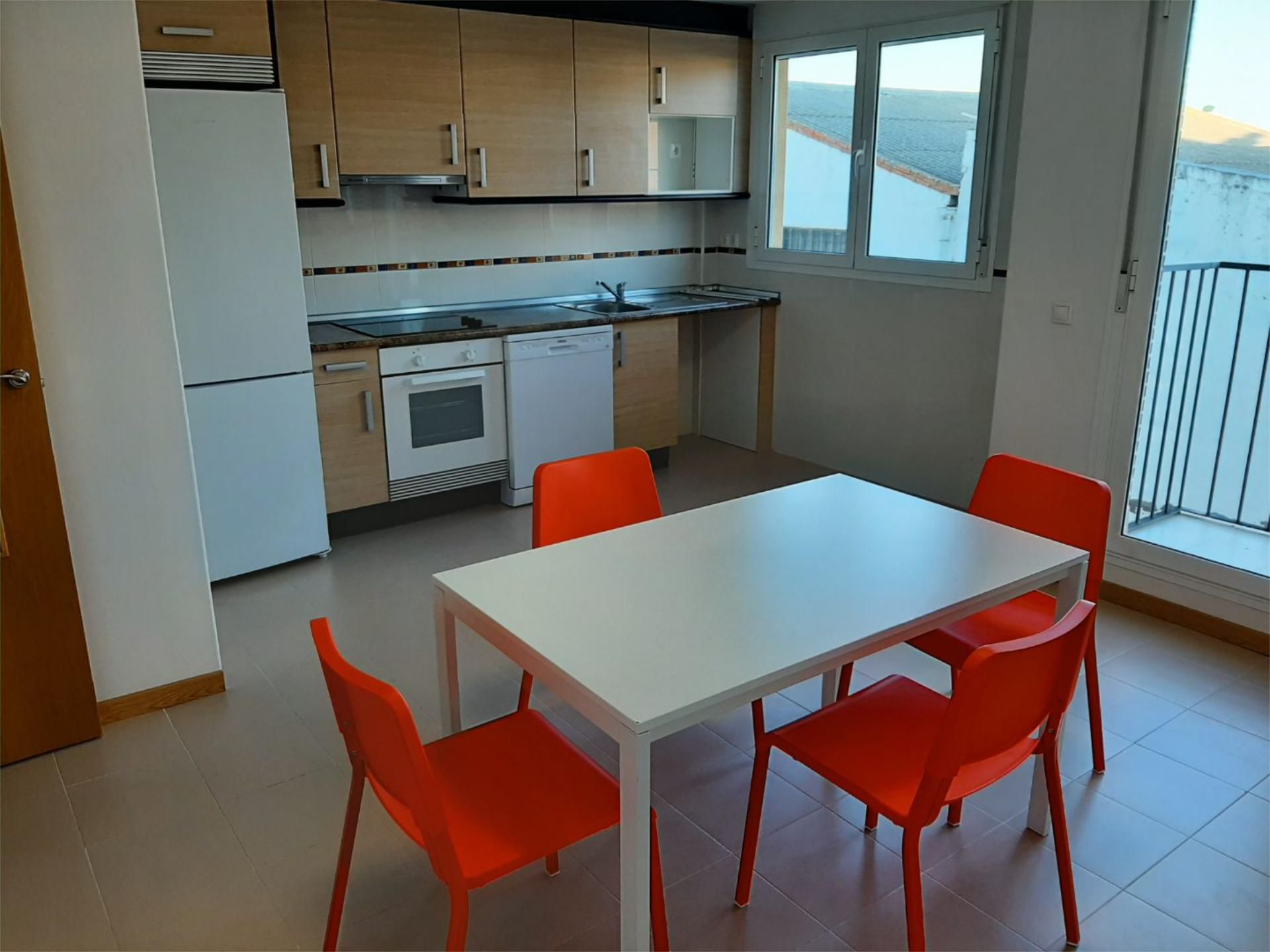Kitchen of Flat to rent in Salillas de Jalón  with Air Conditioner, Heating and Private garden