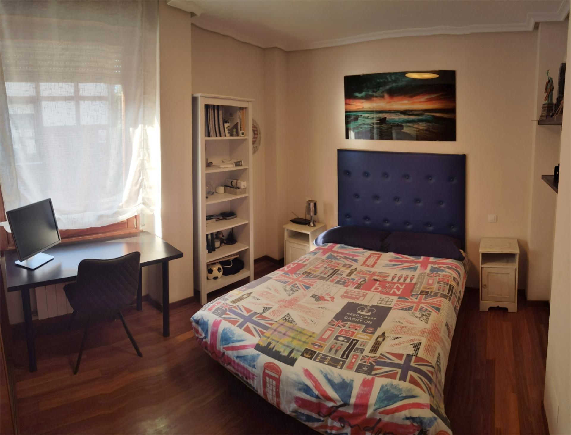 Bedroom of House or chalet to share in Santander  with Heating, Private garden and Parquet flooring