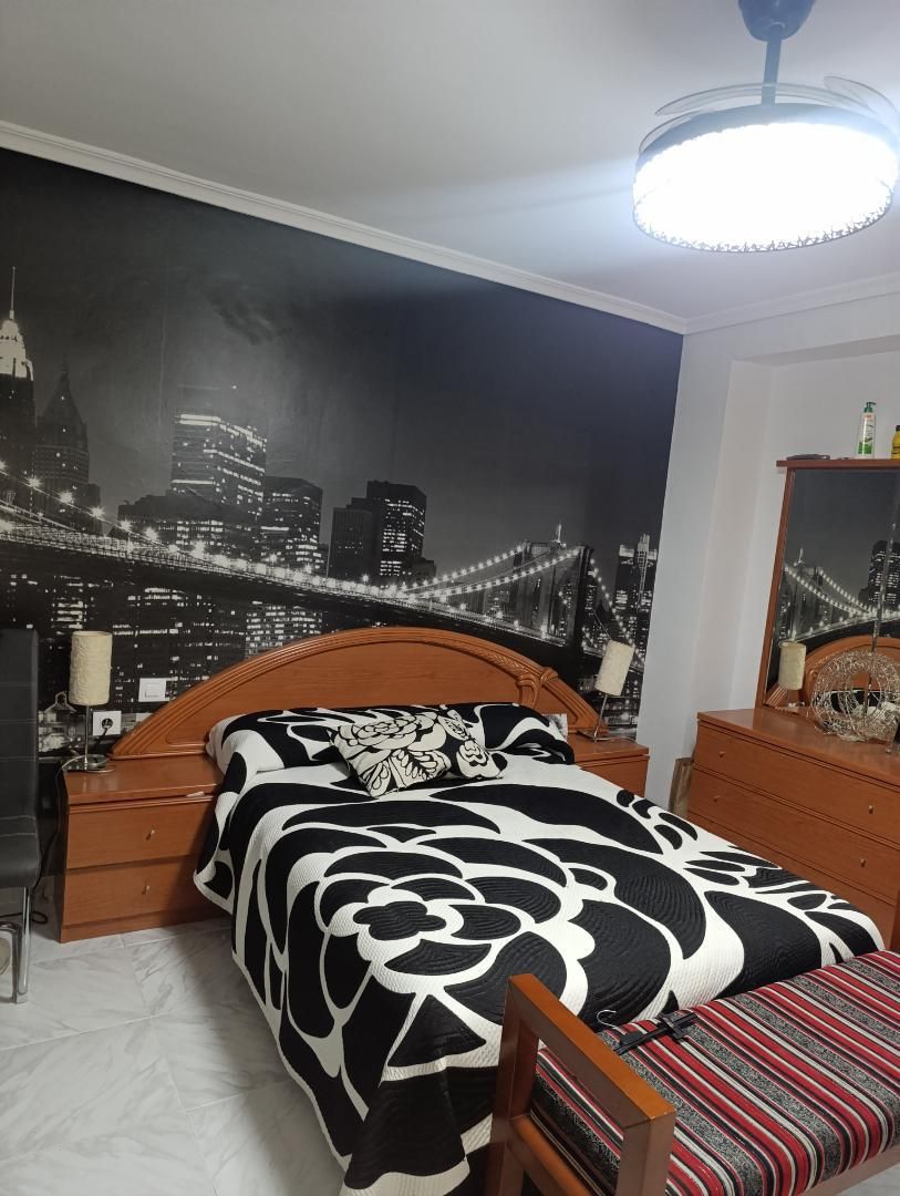 Bedroom of Single-family semi-detached for sale in Valdepeñas de Jaén  with Heating and Furnished
