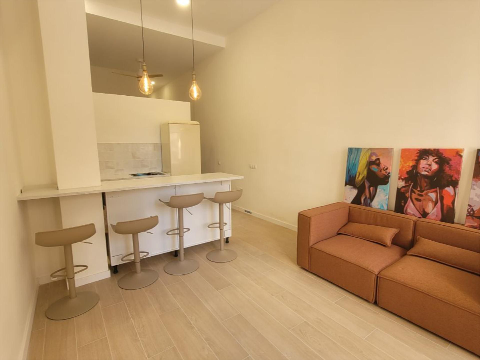 Living room of Flat to rent in Málaga Capital  with Air Conditioner, Heating and Furnished