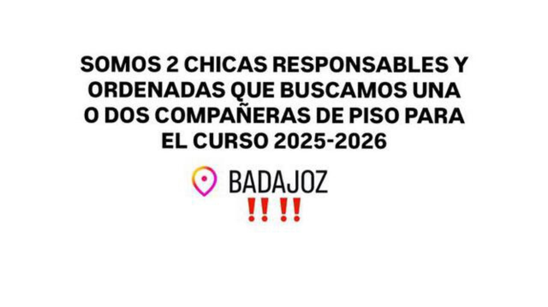 Flat to share in Badajoz Capital