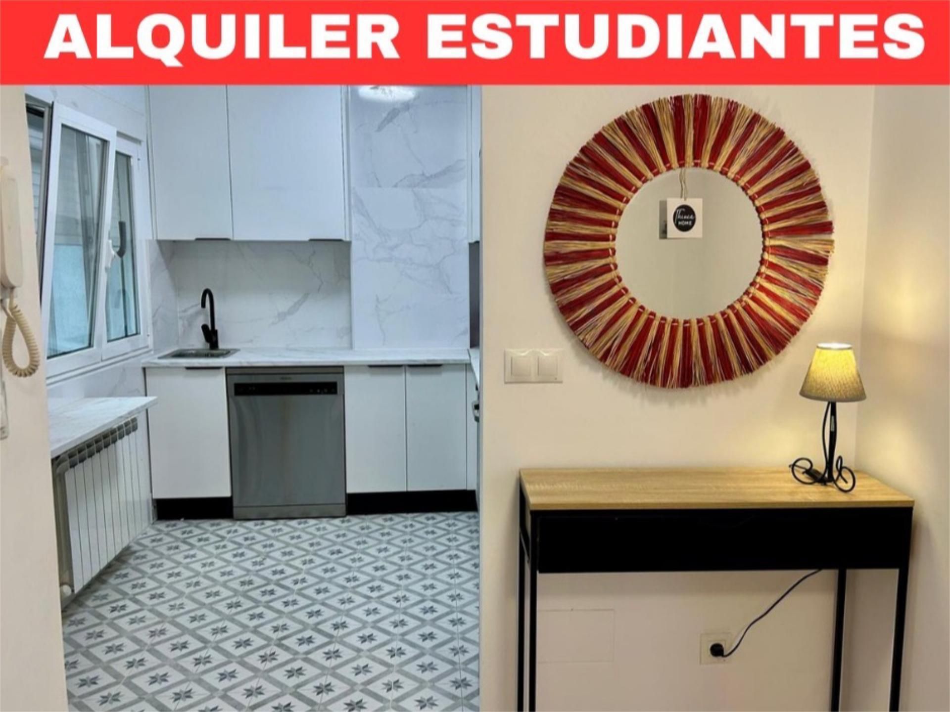 Cuina de Pis de lloguer en Lugo Capital amb Calefacció, Parquet i Moblat