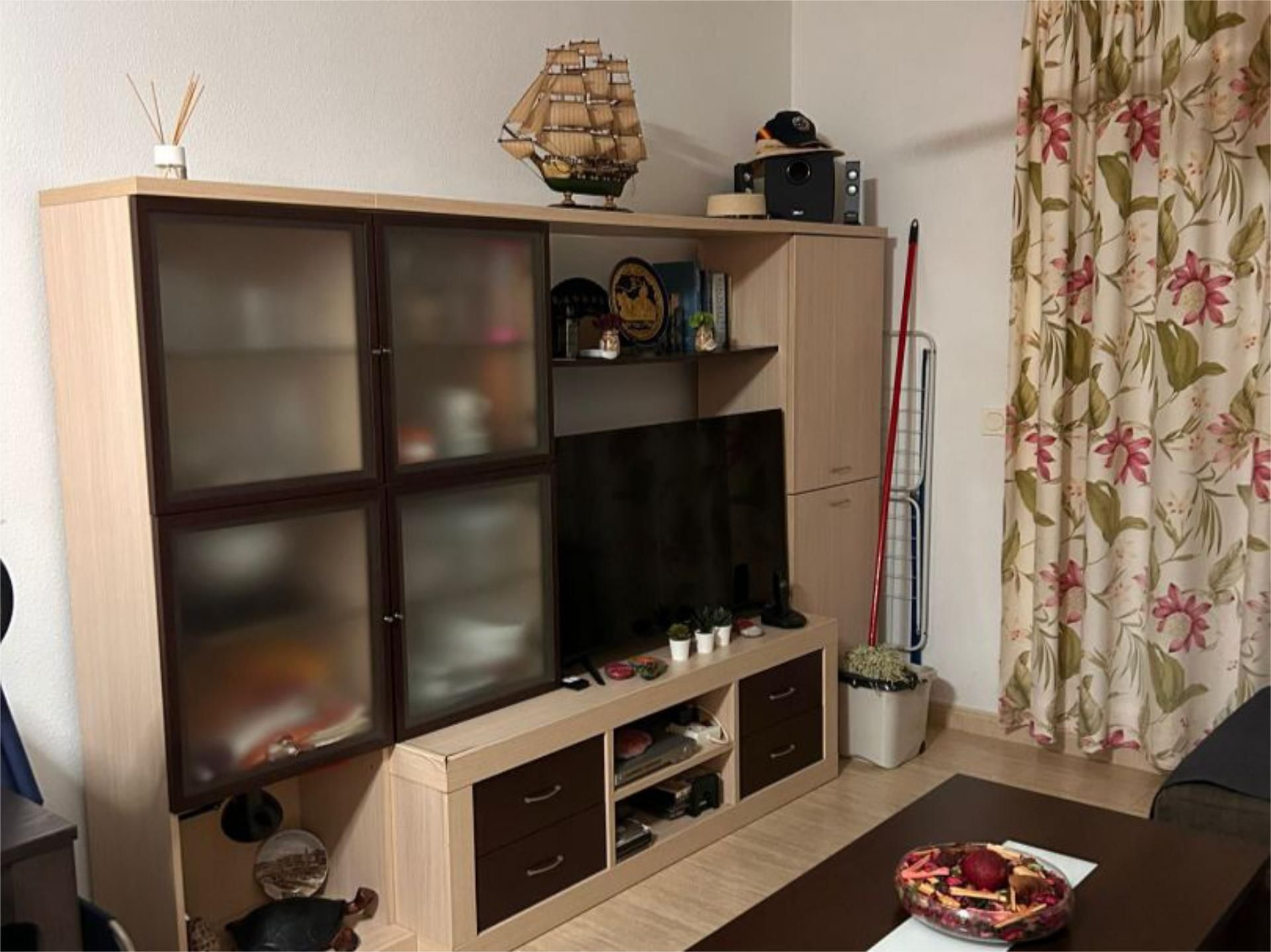 Living room of Apartment to rent in Roquetas de Mar  with Air Conditioner, Terrace and Swimming Pool
