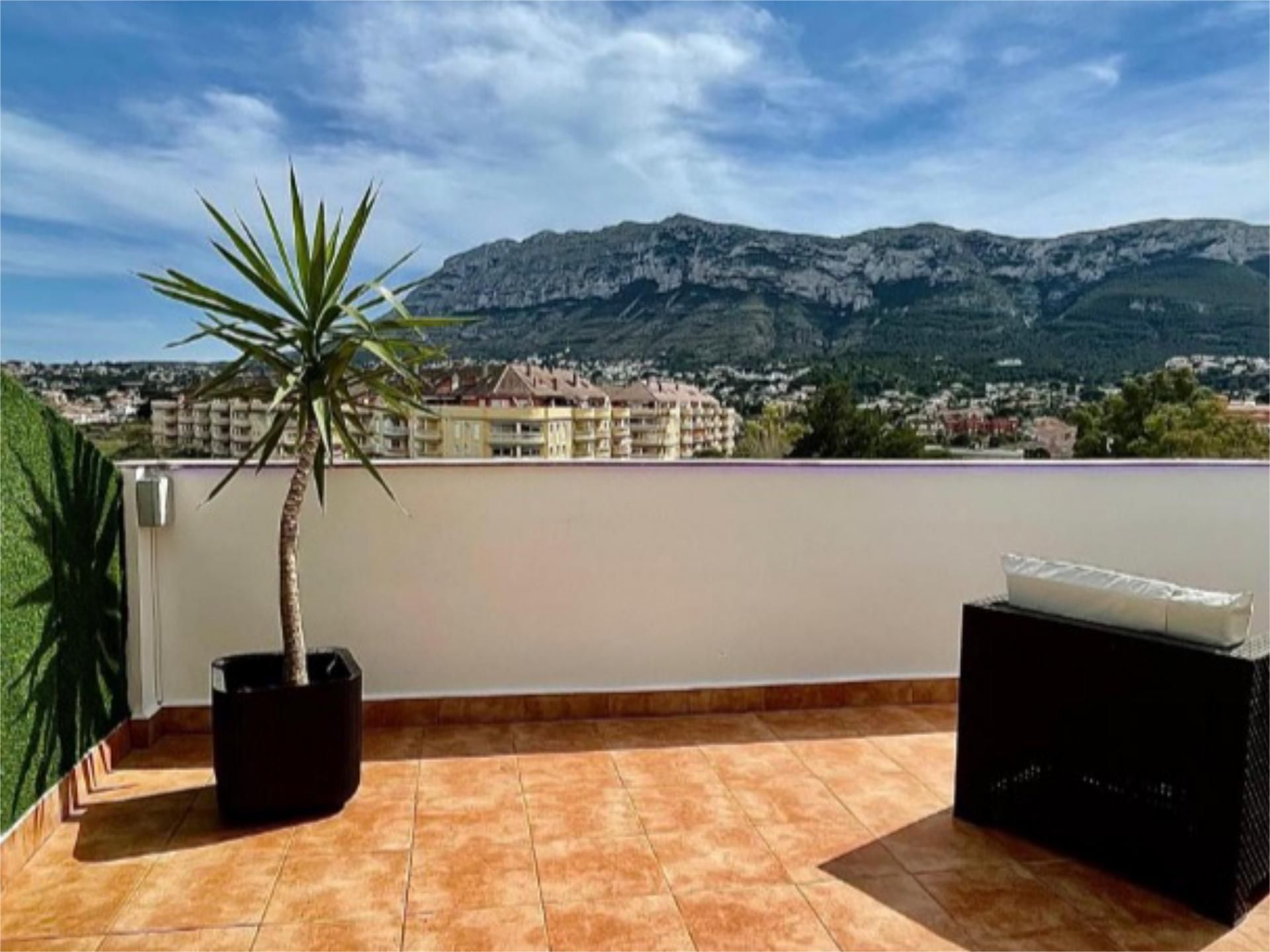Terrace of Flat for sale in Dénia  with Air Conditioner, Heating and Private garden