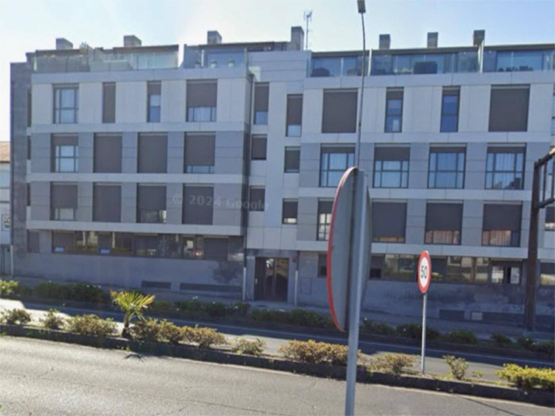 Vista exterior de Piso en venta en Santiago de Compostela  con Terraza