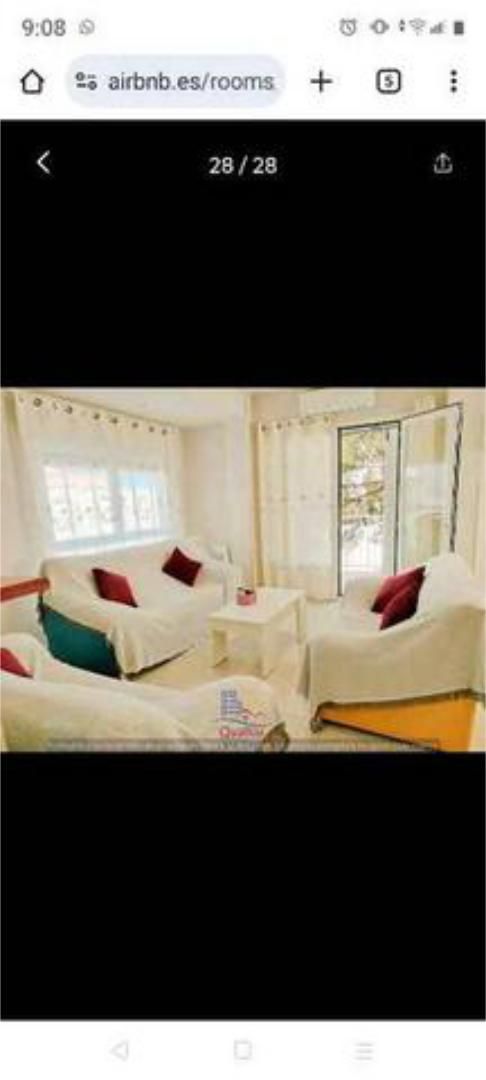 Sala d'estar de Apartament de lloguer en Socuéllamos amb Calefacció, Jardí privat i Terrassa