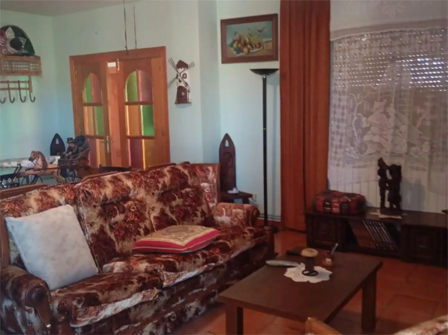 Sala d'estar de Pis en venda en La Puebla de Montalbán amb Aire condicionat, Calefacció i Jardí privat