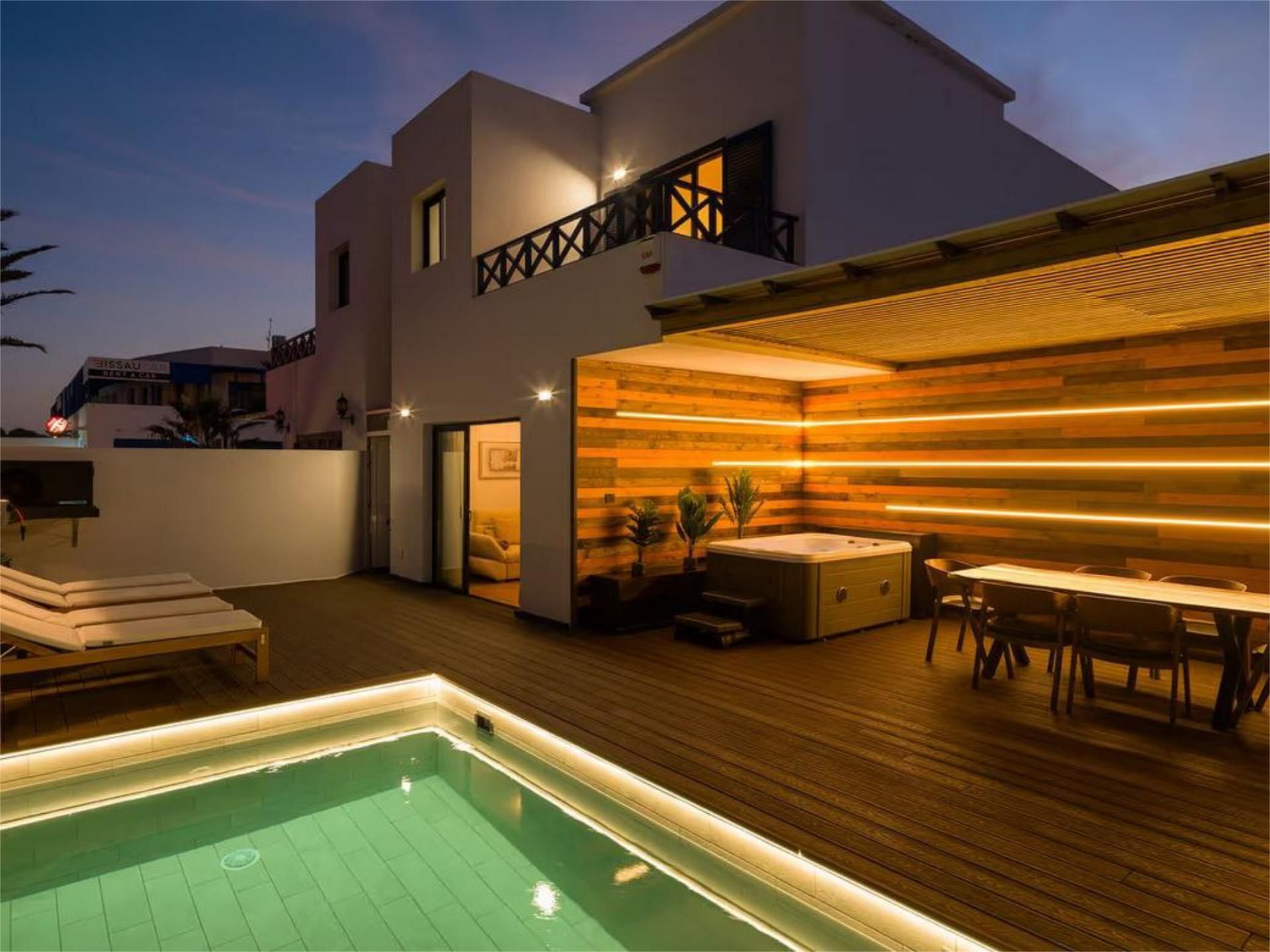 Terrace of Single-family semi-detached to rent in Yaiza  with Air Conditioner, Heating and Private garden