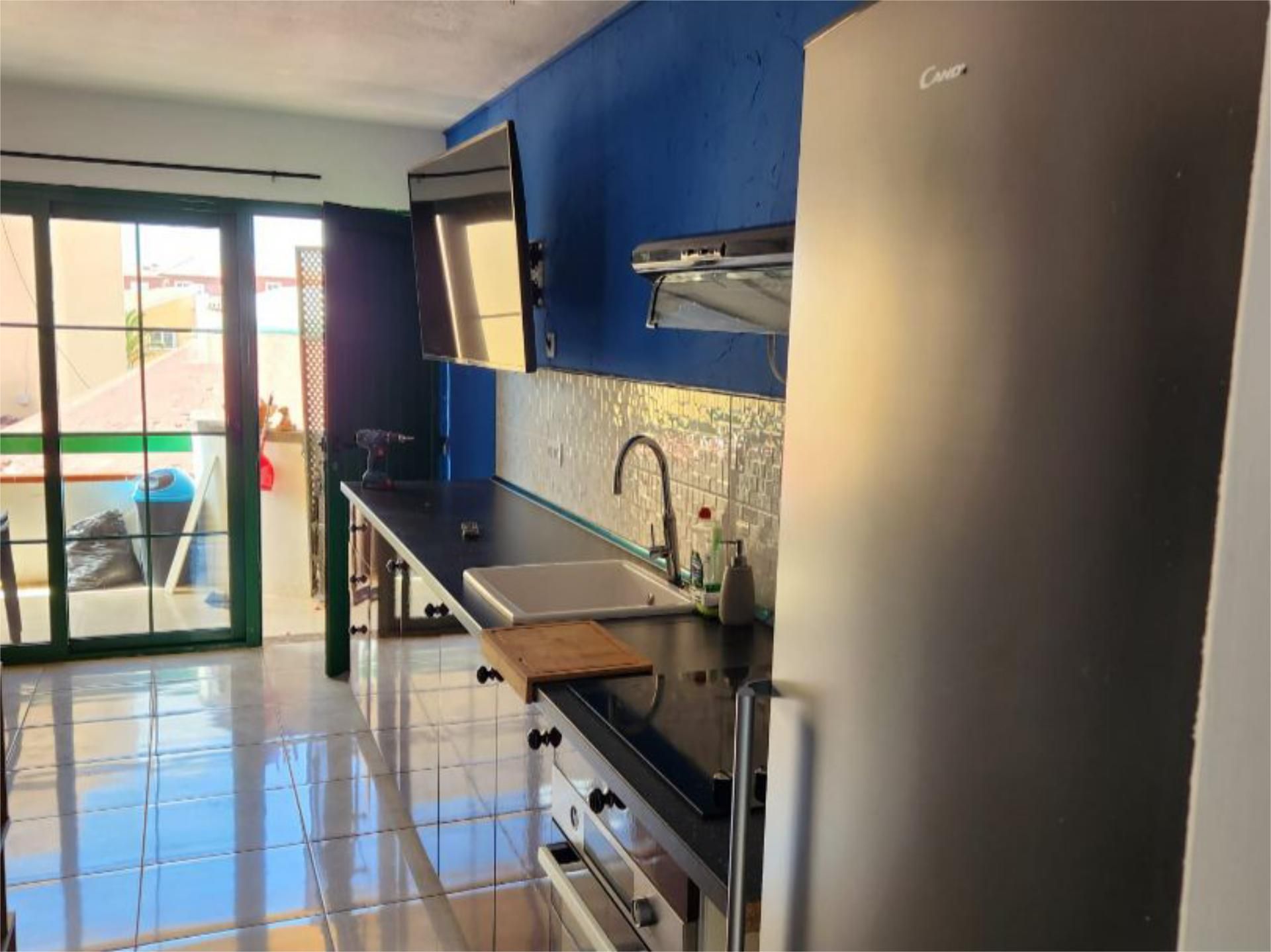 Kitchen of Flat to rent in Antigua  with Terrace, Swimming Pool and Furnished