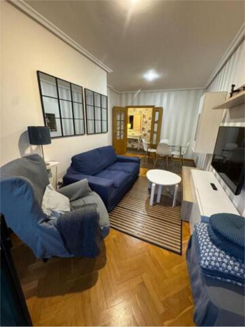 Living room of Flat to rent in Baiona  with Heating, Terrace and Furnished