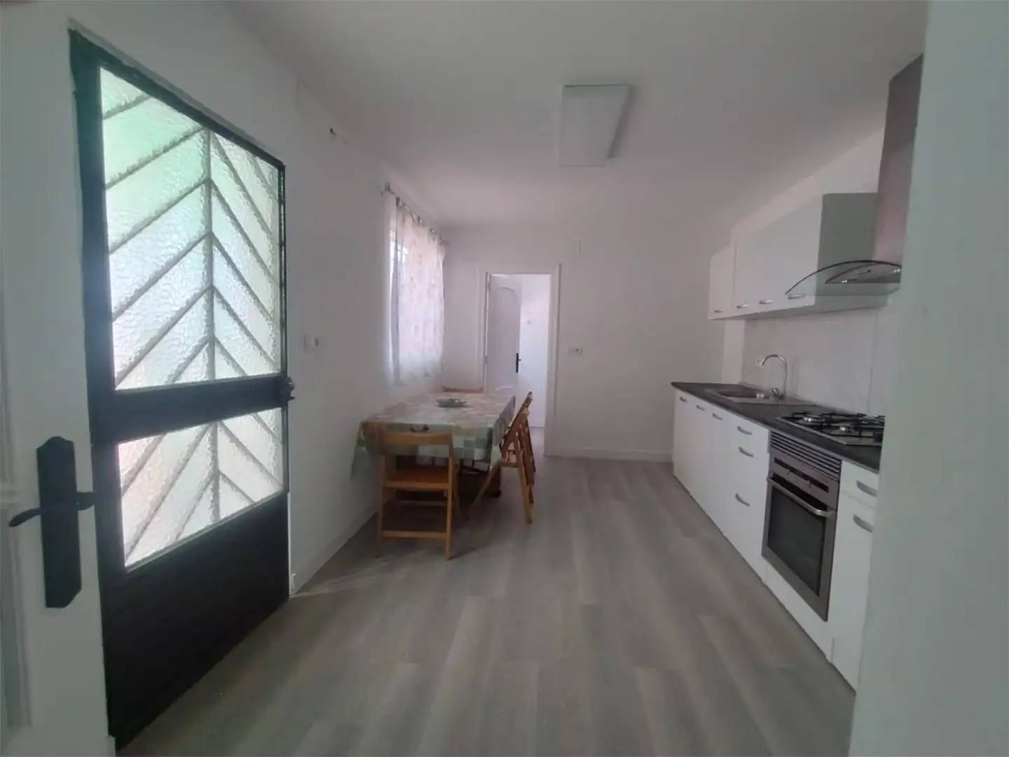Cocina de Casa adosada para compartir en Murcia con Parquet, Terraza y Amueblado