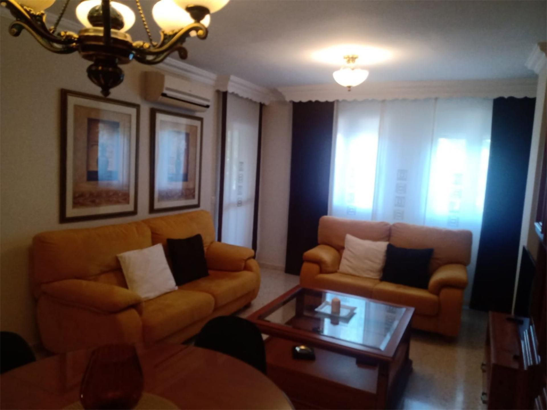 Living room of Flat to rent in Málaga Capital  with Air Conditioner, Heating and Private garden