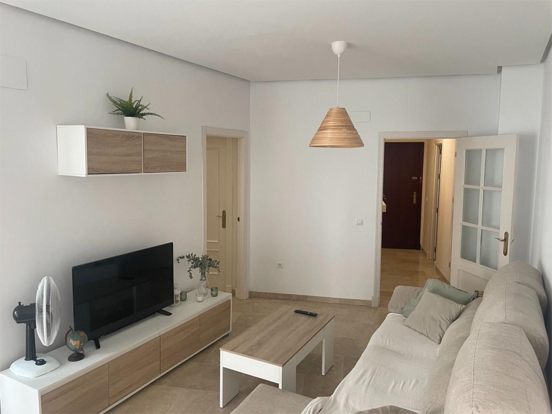 Living room of Flat to rent in Chiclana de la Frontera  with Air Conditioner, Heating and Furnished