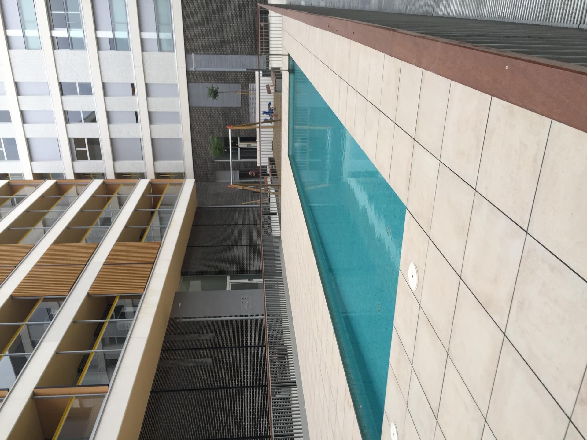 Swimming pool of Flat for sale in Mataró  with Air Conditioner, Terrace and Swimming Pool