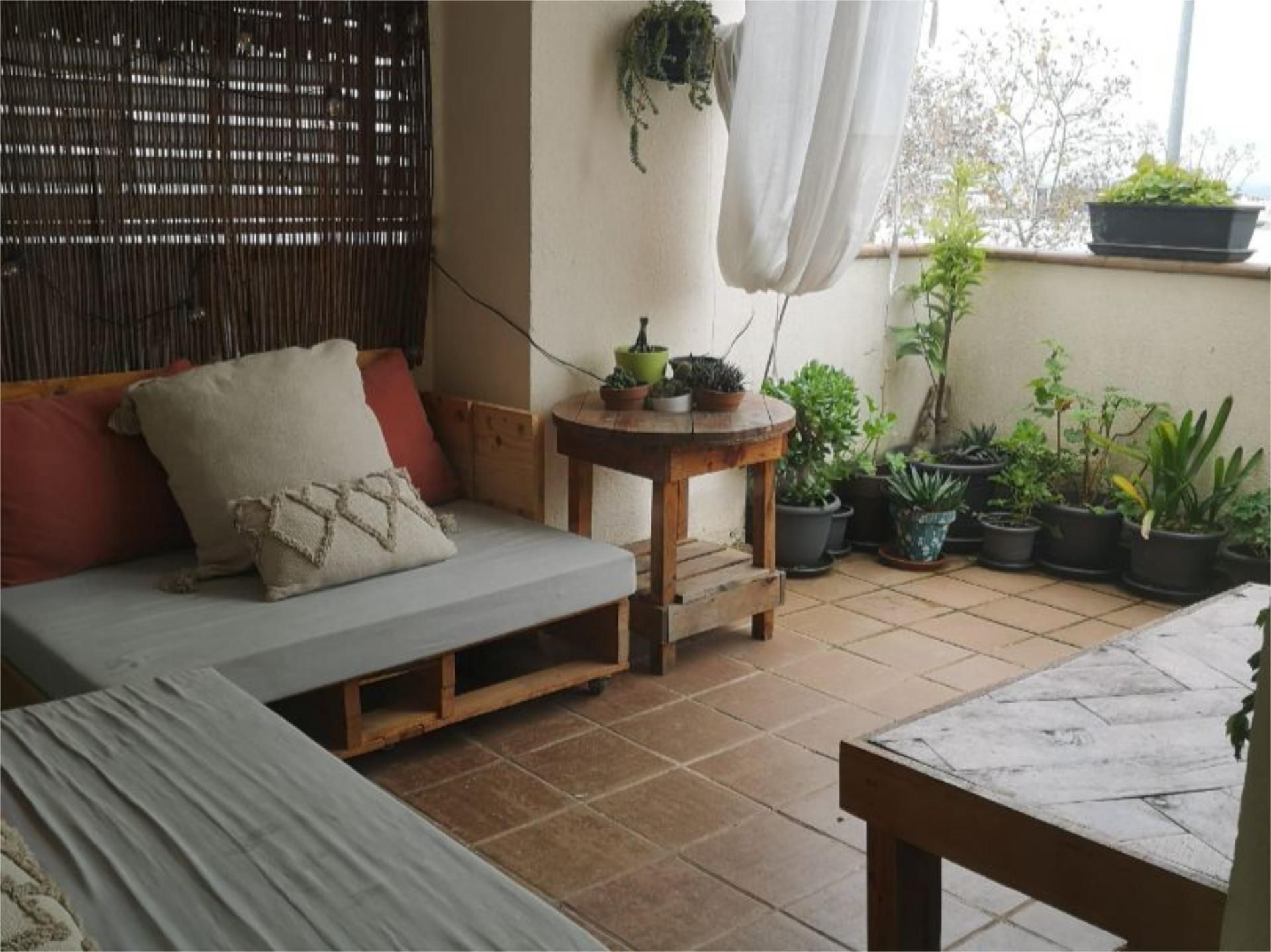 Balcony of Flat to rent in Badajoz Capital  with Air Conditioner, Heating and Private garden