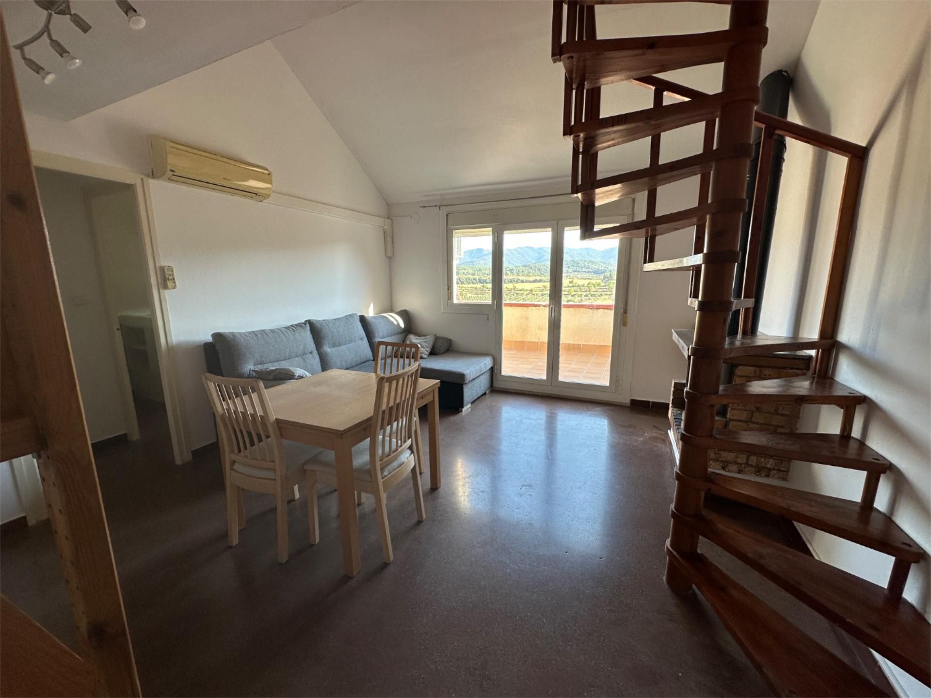 Living room of Flat for sale in Vimbodí i Poblet  with Air Conditioner, Parquet flooring and Terrace