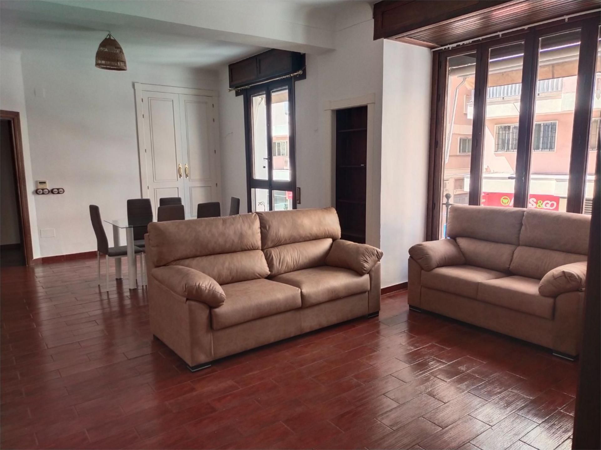 Sala d'estar de Pis per a compartir en Málaga Capital amb Aire condicionat, Terrassa i Traster
