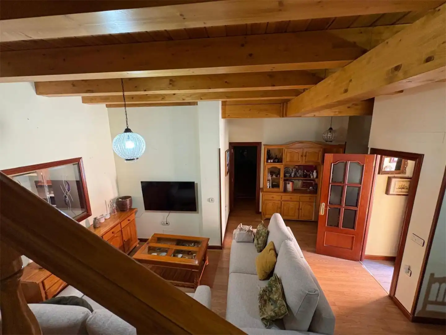 Wohnung zum Verkauf in Plaza Argüello, 4, Villalpando Wohnzimmer von Wohnung zum Verkauf in Villalpando mit Parkett und Terrasse