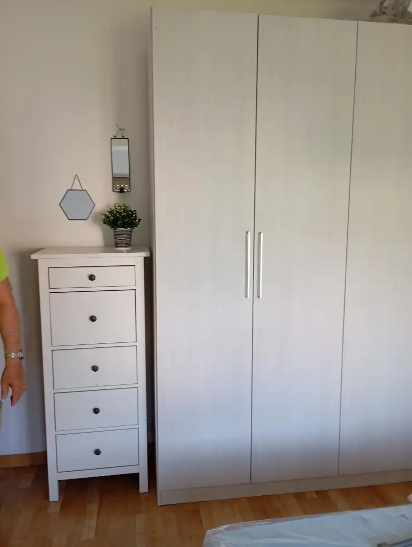 Room in Carrer de l'Espiga, El Congrés i els Indians Bedroom of Flat for share in Barcelona with Heating, Parquet flooring and Furnished