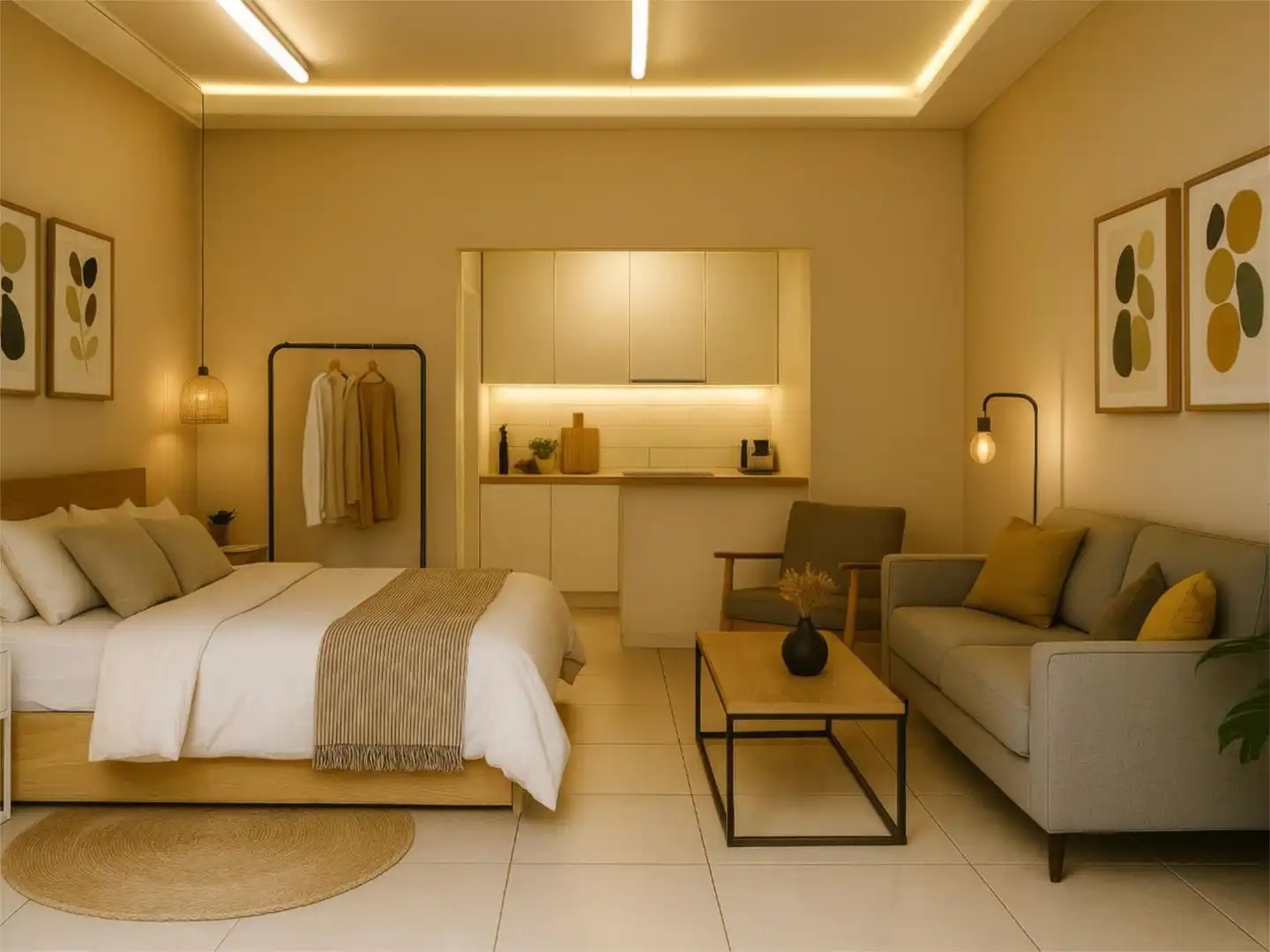 Flat for sale in Pasaje Aránzazu, 6, Los Castillejos - La Trinidad Bedroom of Flat for sale in Málaga with Air Conditioner and Furnished