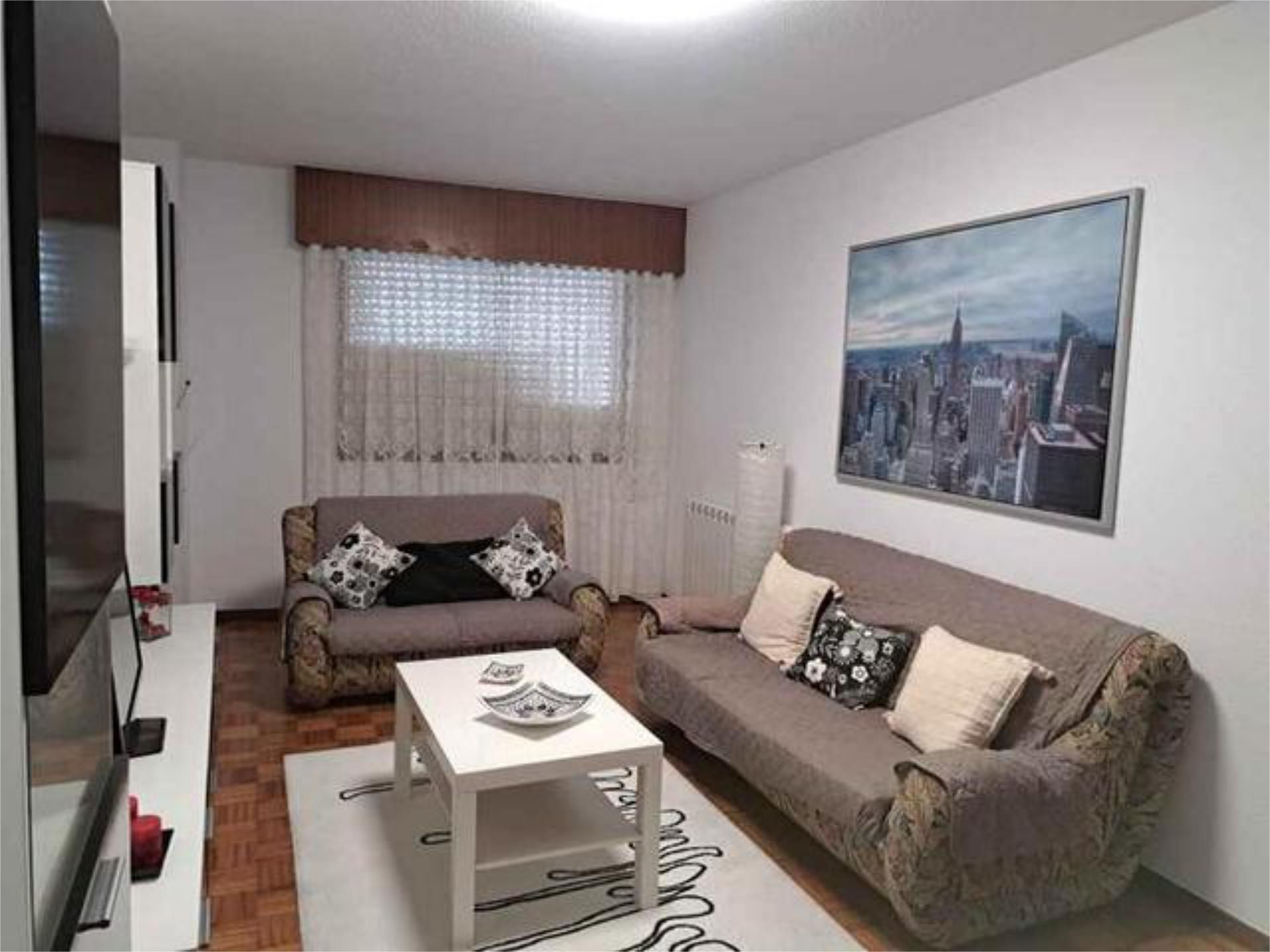 Living room of Flat to rent in A Coruña Capital   with Heating and Furnished