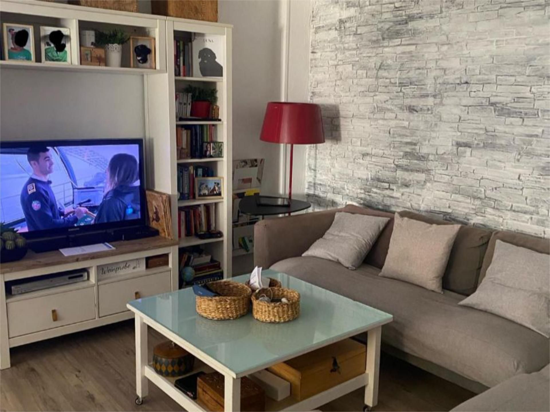 Living room of Flat for sale in Málaga Capital  with Air Conditioner