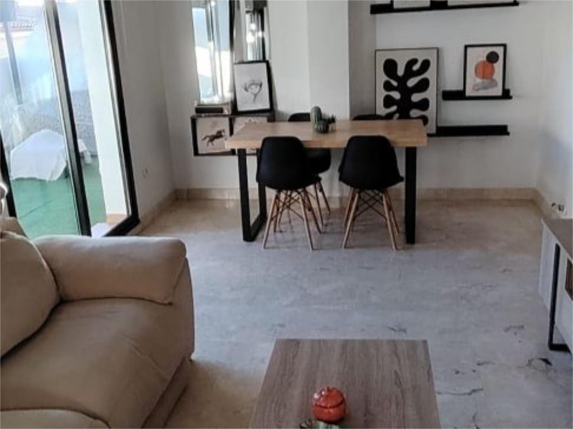 Sala d'estar de Pis en venda en Alhendín amb Aire condicionat i Terrassa