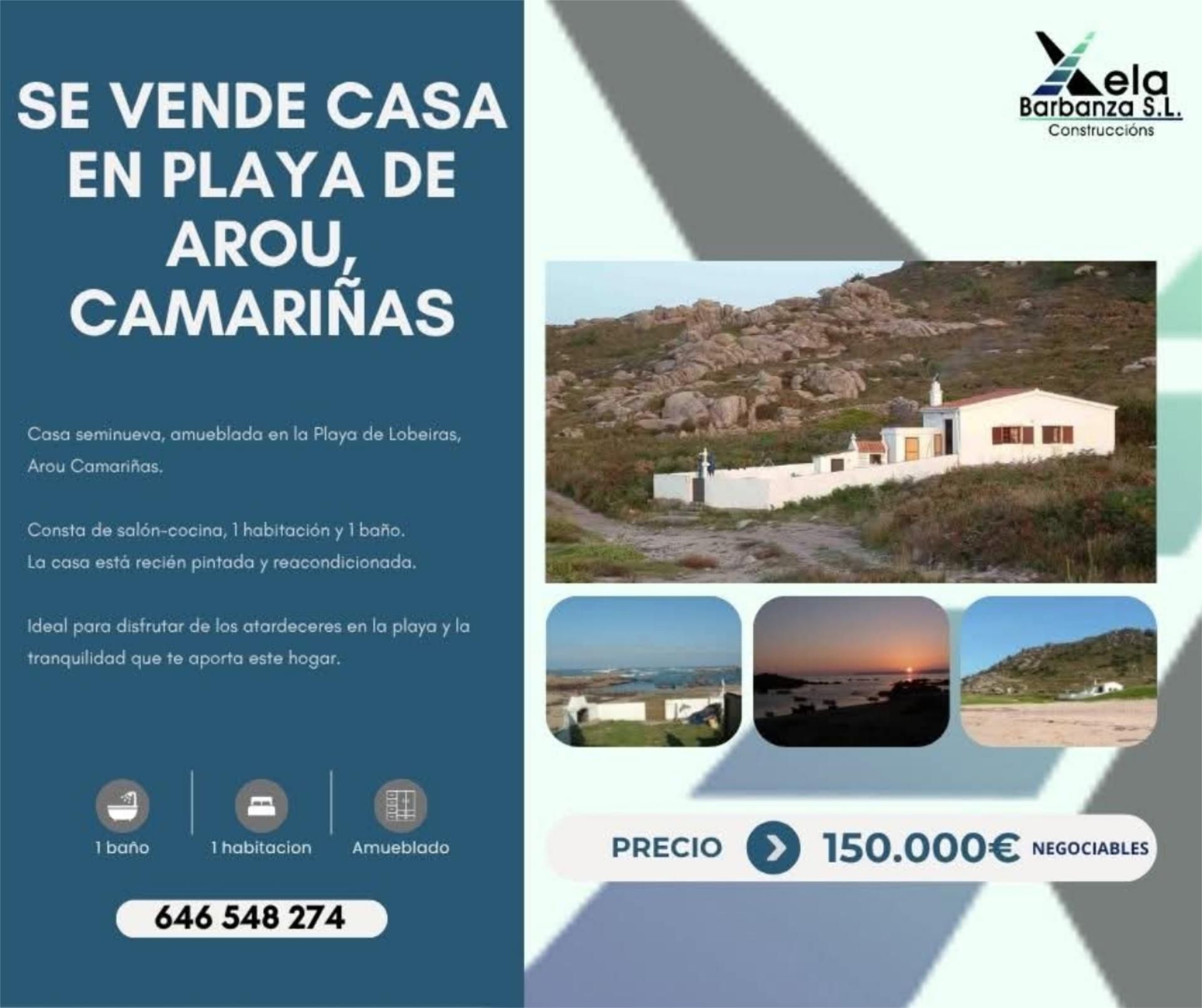 Planta baixa en venda en Camariñas amb Jardí privat i Moblat